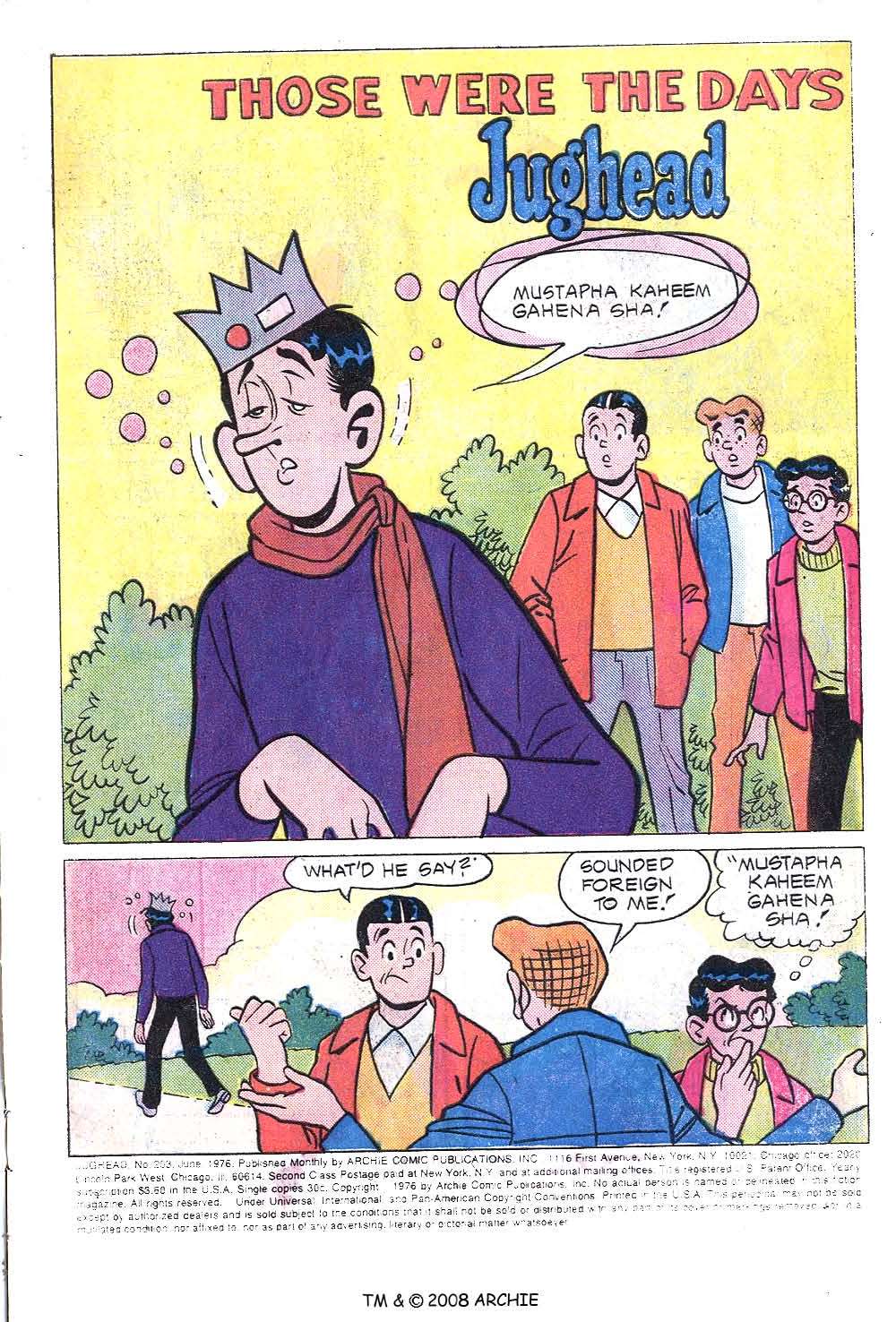 Read online Jughead (1965) comic -  Issue #253 - 3