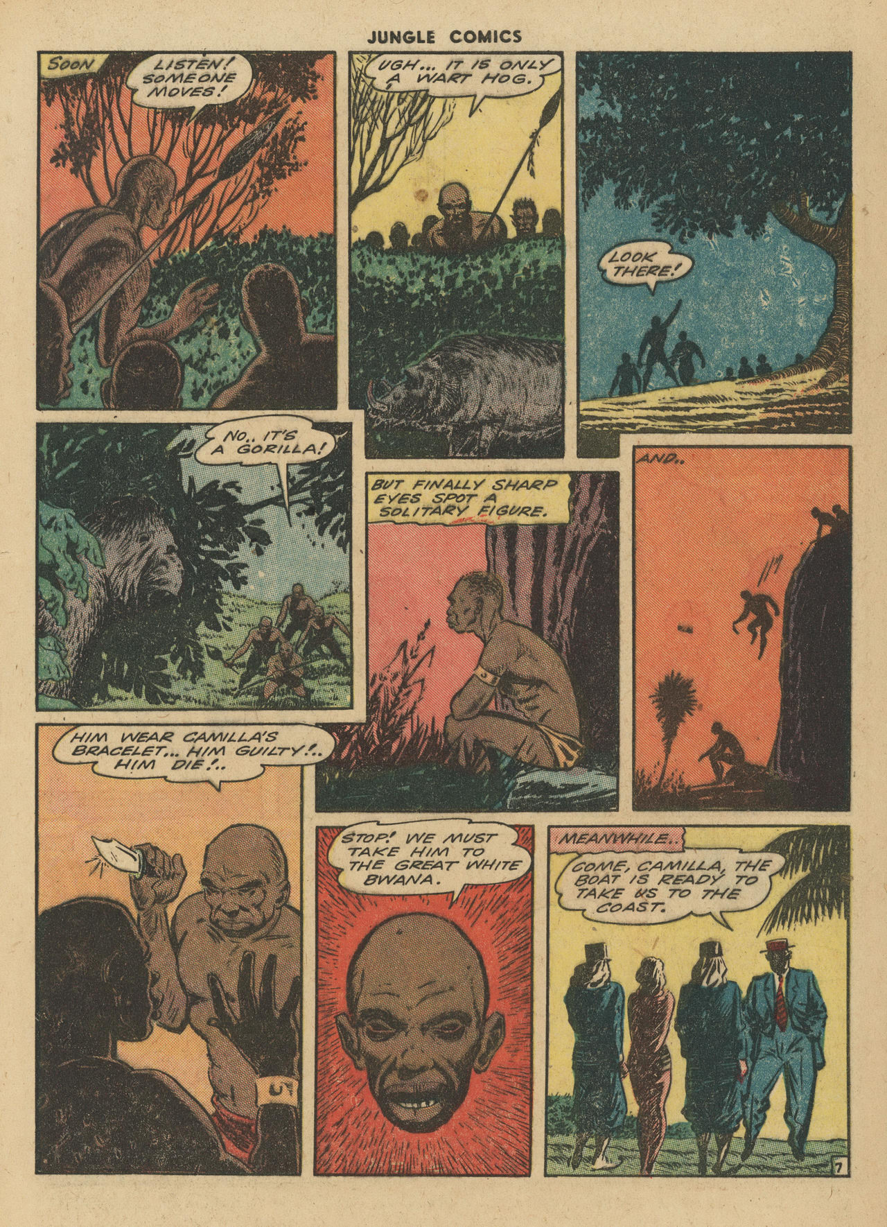 Read online Jungle Comics comic -  Issue #54 - 49