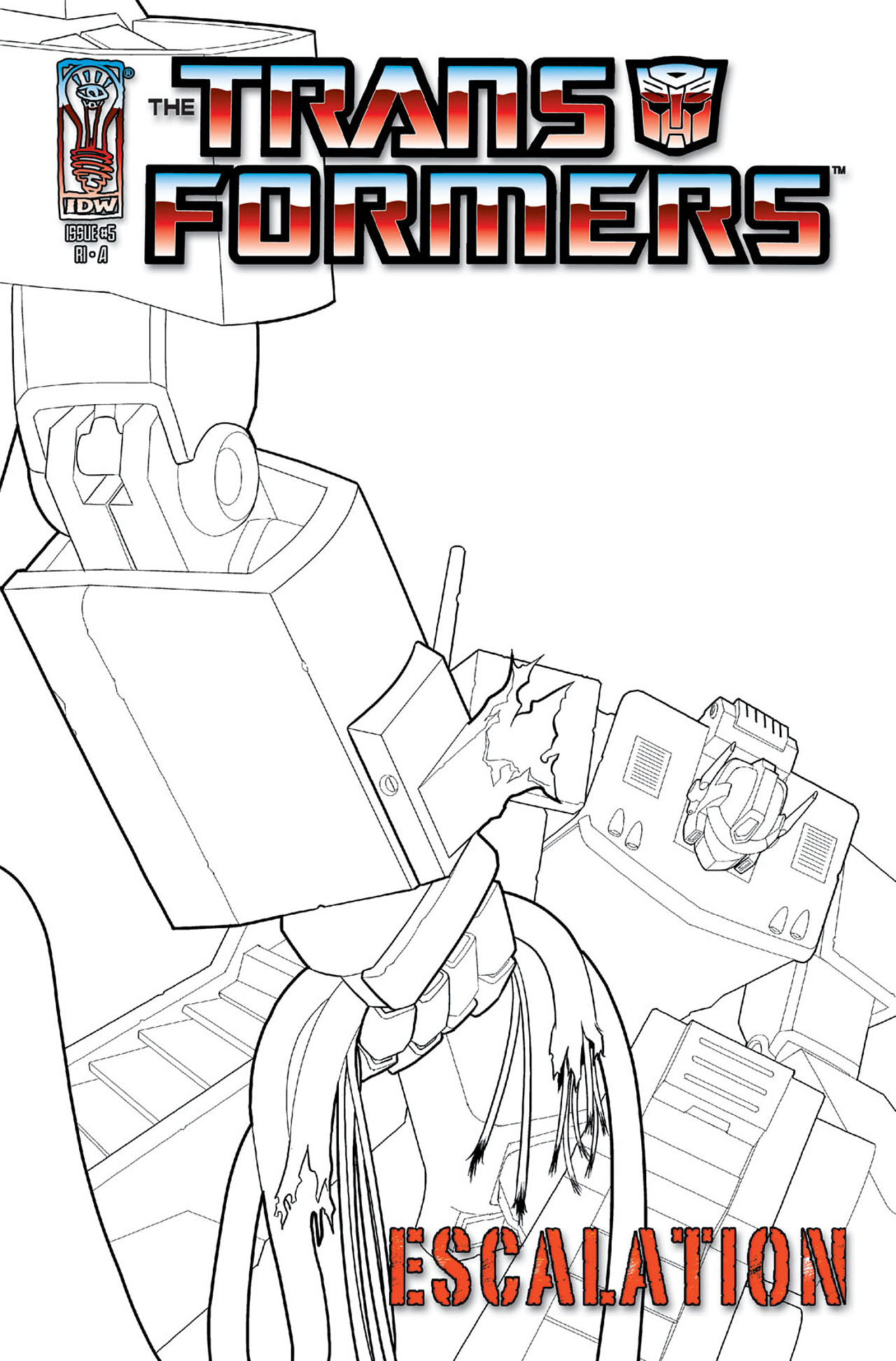 Read online The Transformers: Escalation comic -  Issue #5 - 3