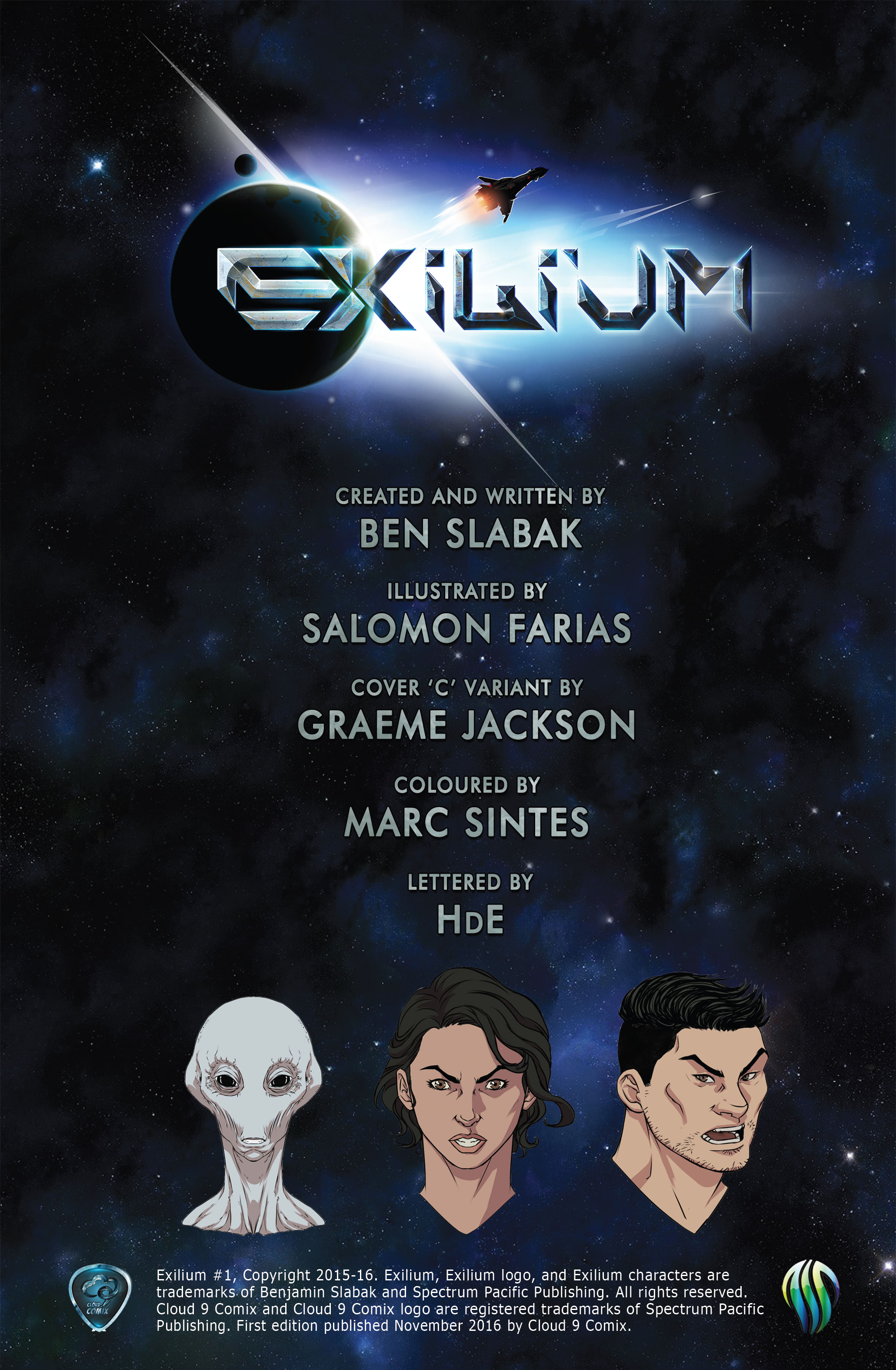 Read online Exilium comic -  Issue #1 - 2