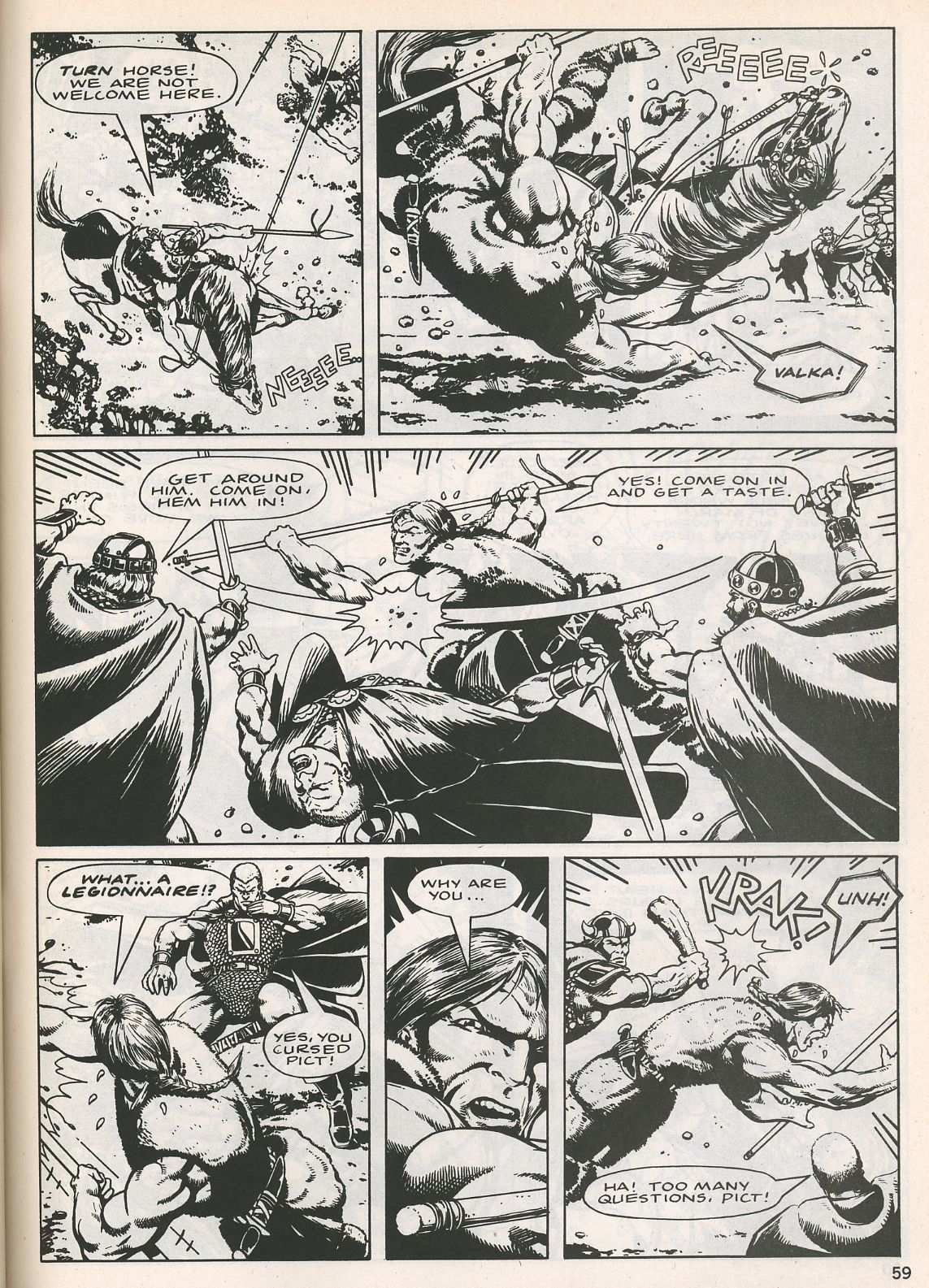 Read online The Savage Sword Of Conan comic -  Issue #129 - 57