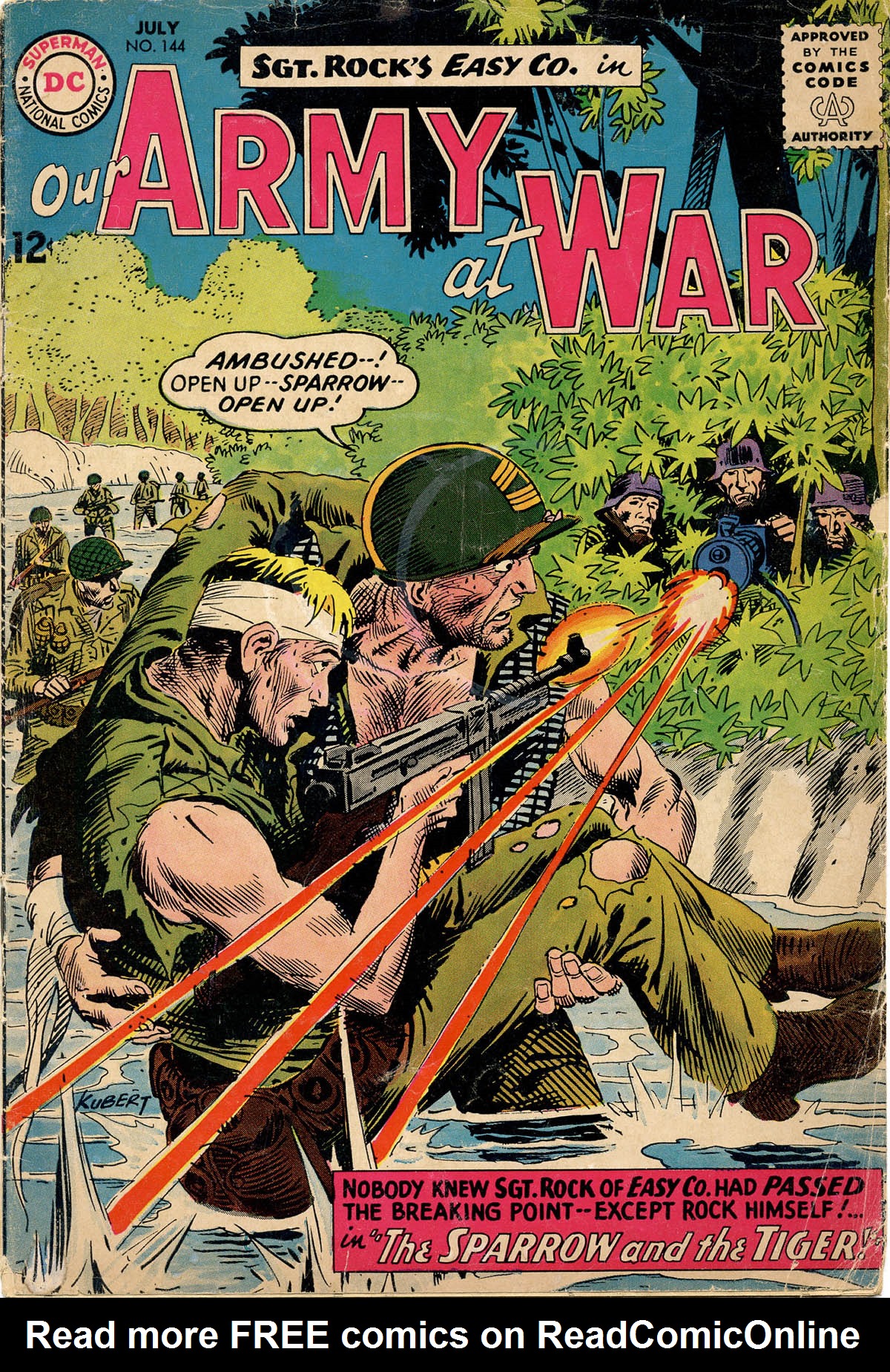 Read online Our Army at War (1952) comic -  Issue #144 - 1