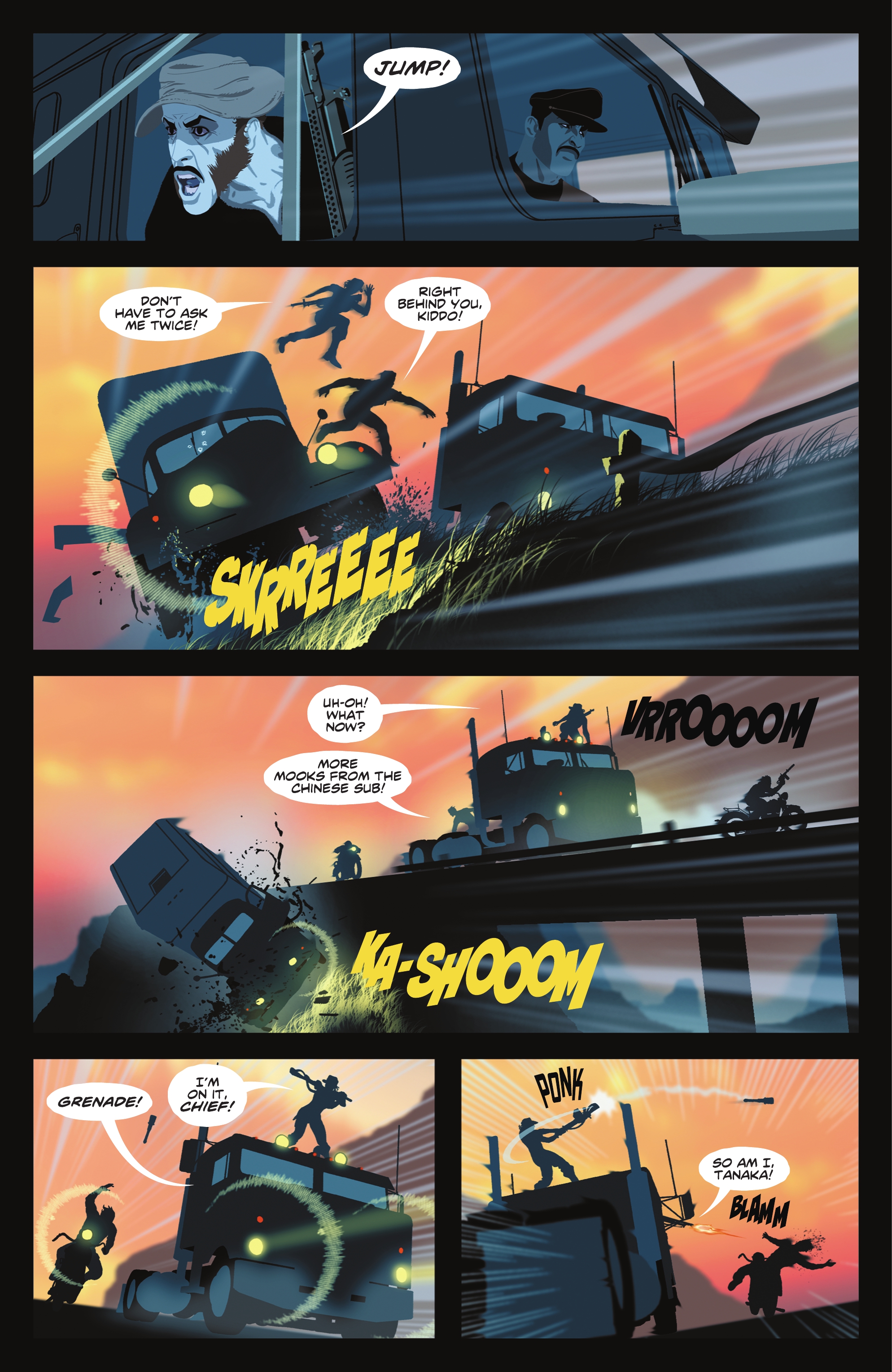 Read online Spy Hunter & Paper Boy comic -  Issue #6 - 9