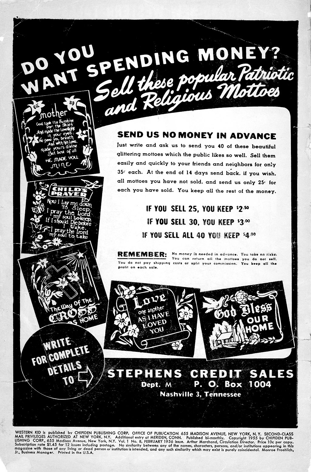 Read online Western Kid comic -  Issue #8 - 2