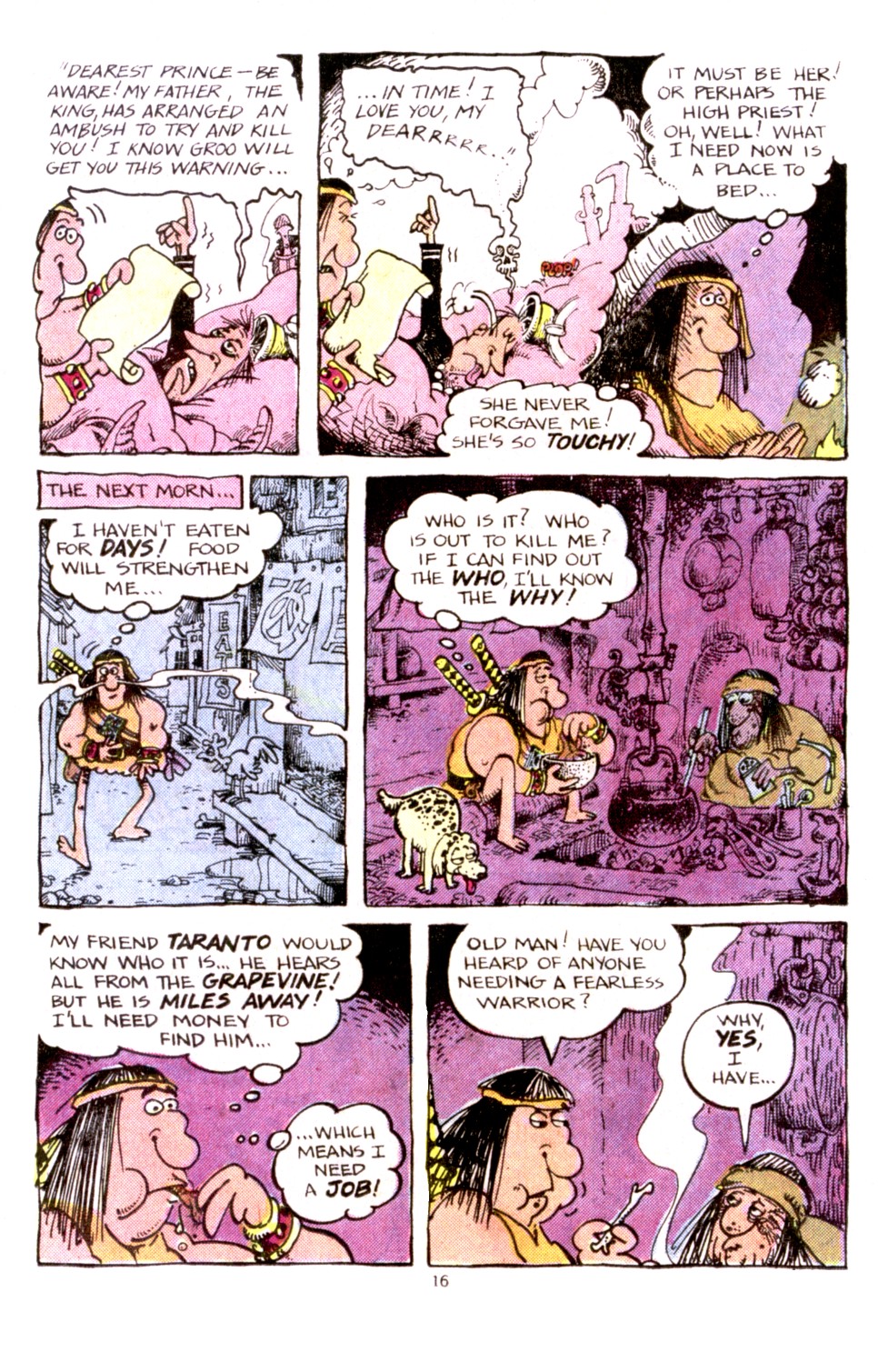 Read online Groo the Wanderer comic -  Issue #1 - 16