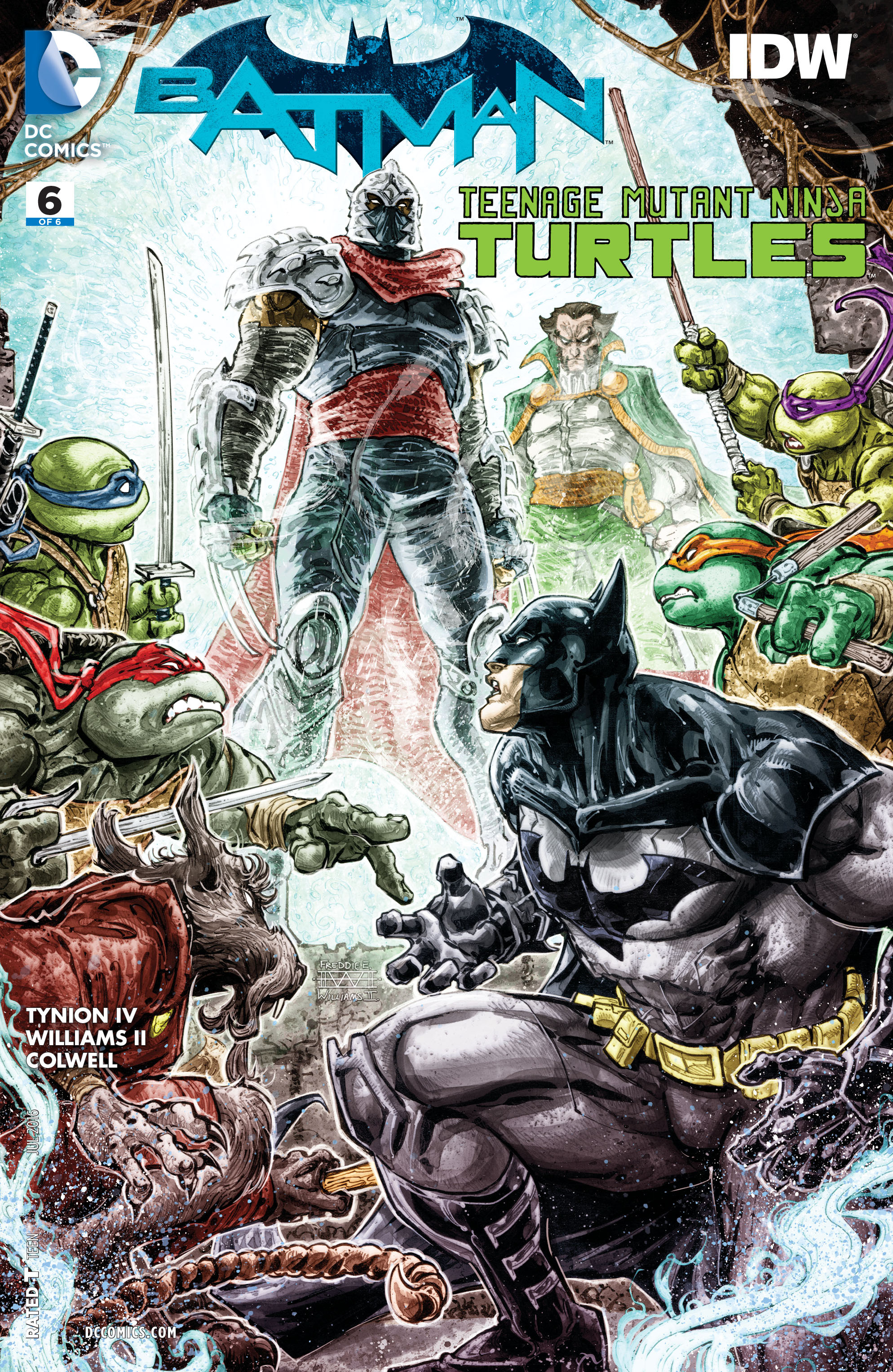 Read online Batman/Teenage Mutant Ninja Turtles comic -  Issue #6 - 1