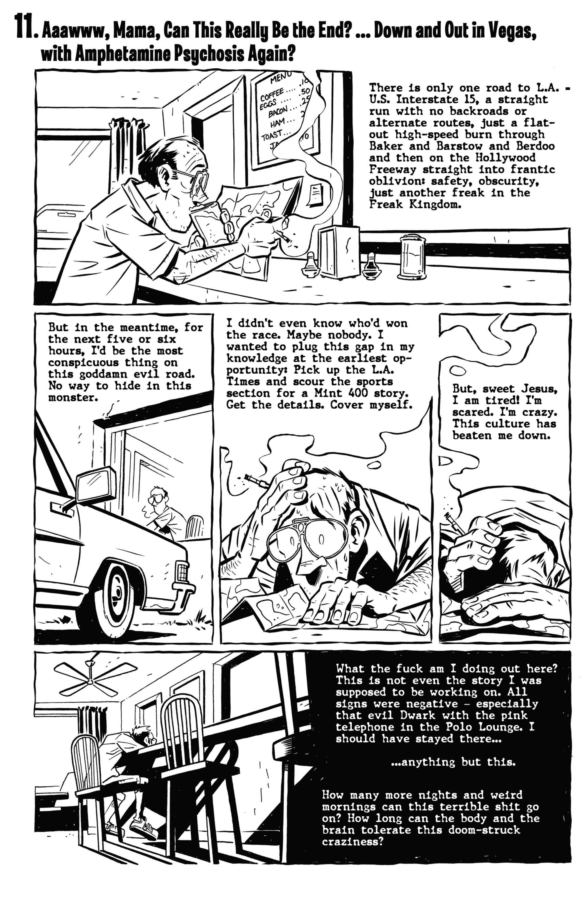Read online Hunter S. Thompson's Fear and Loathing in Las Vegas comic -  Issue #3 - 3