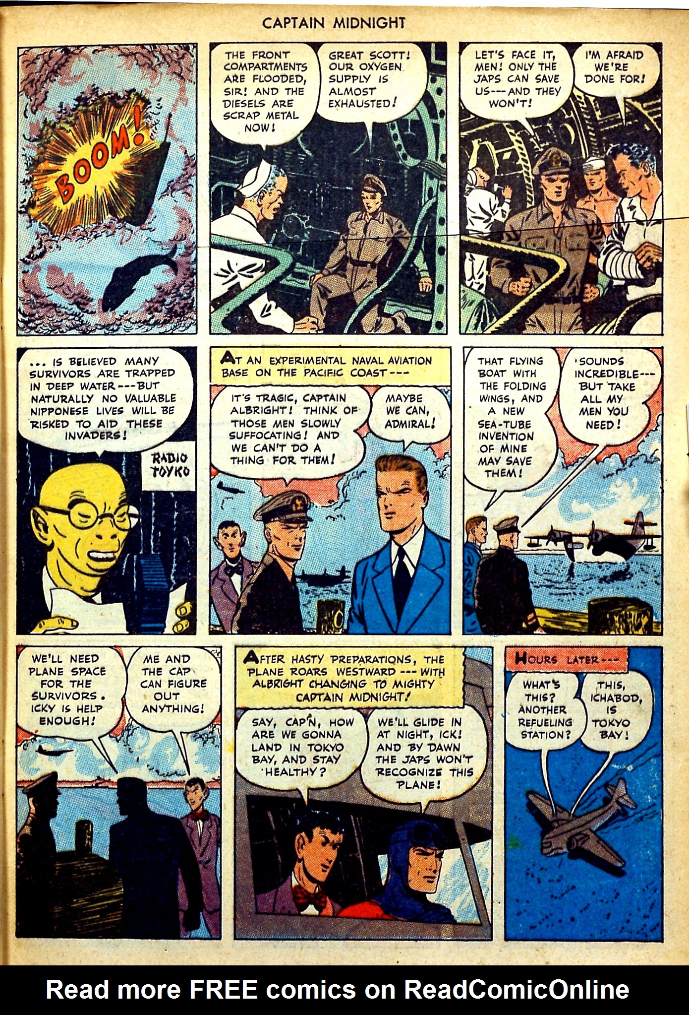 Read online Captain Midnight (1942) comic -  Issue #35 - 6