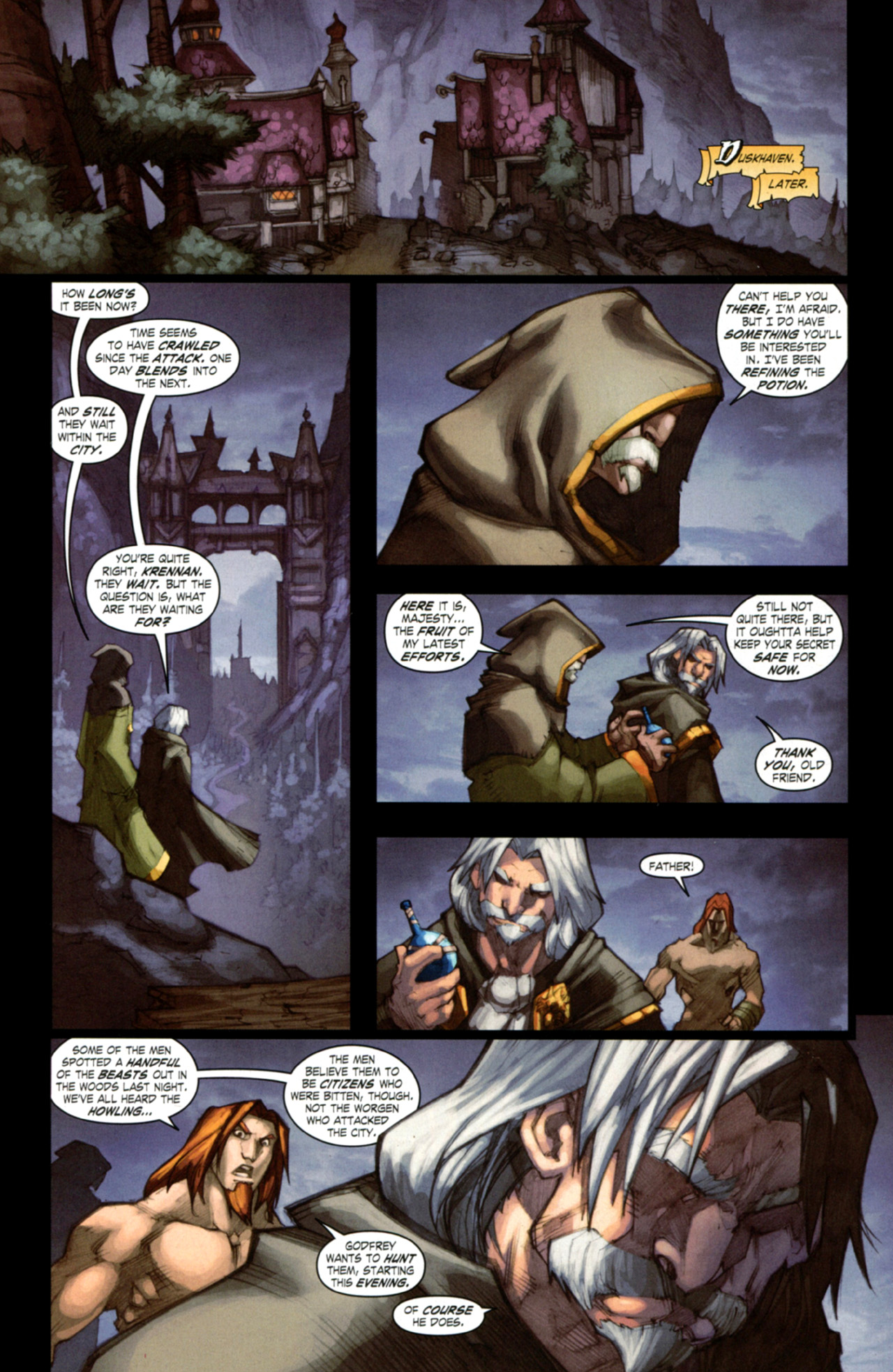Read online World of Warcraft: Curse of the Worgen comic -  Issue #4 - 27
