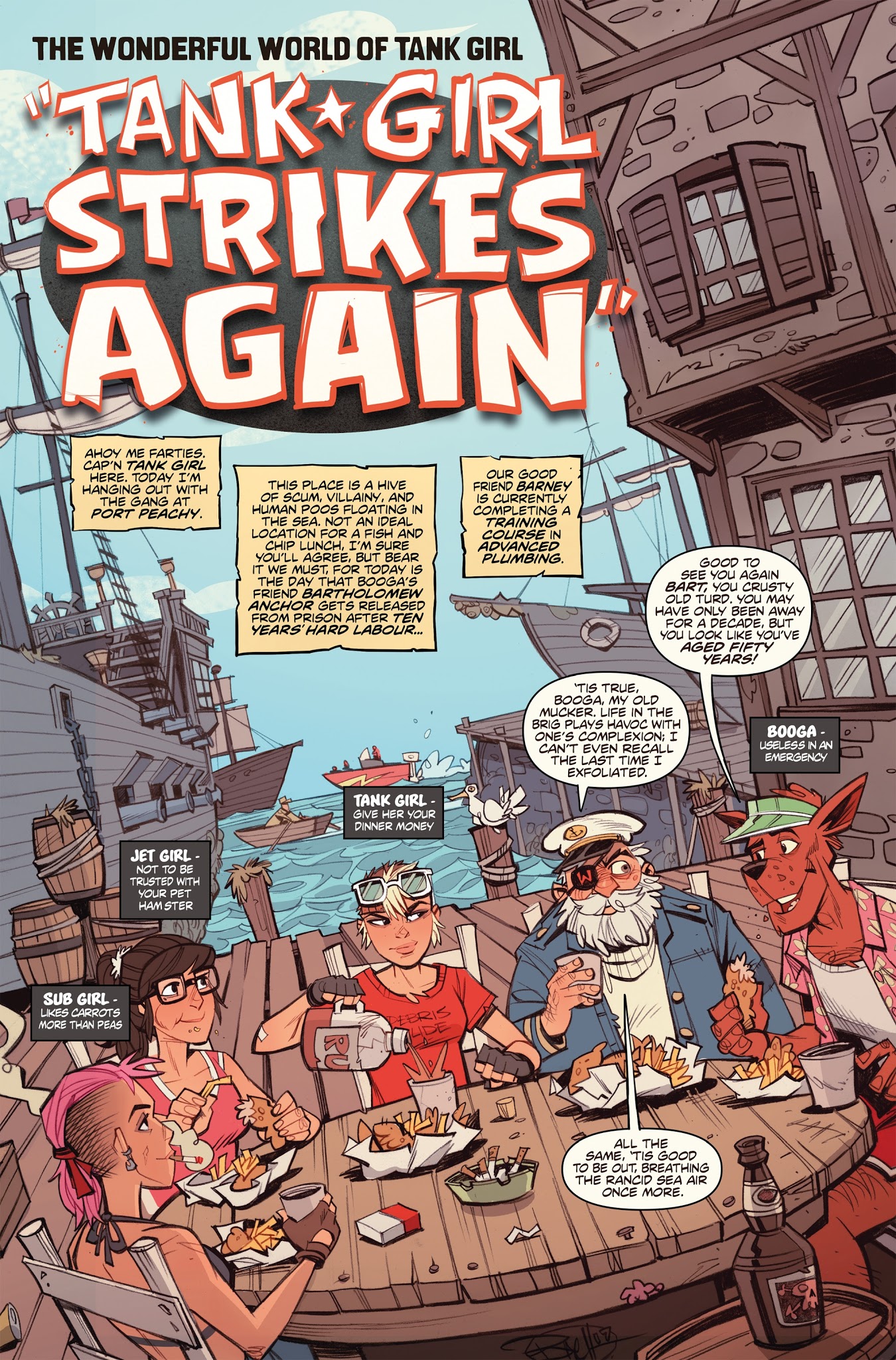 Read online The Wonderful World of Tank Girl comic -  Issue #1 - 6