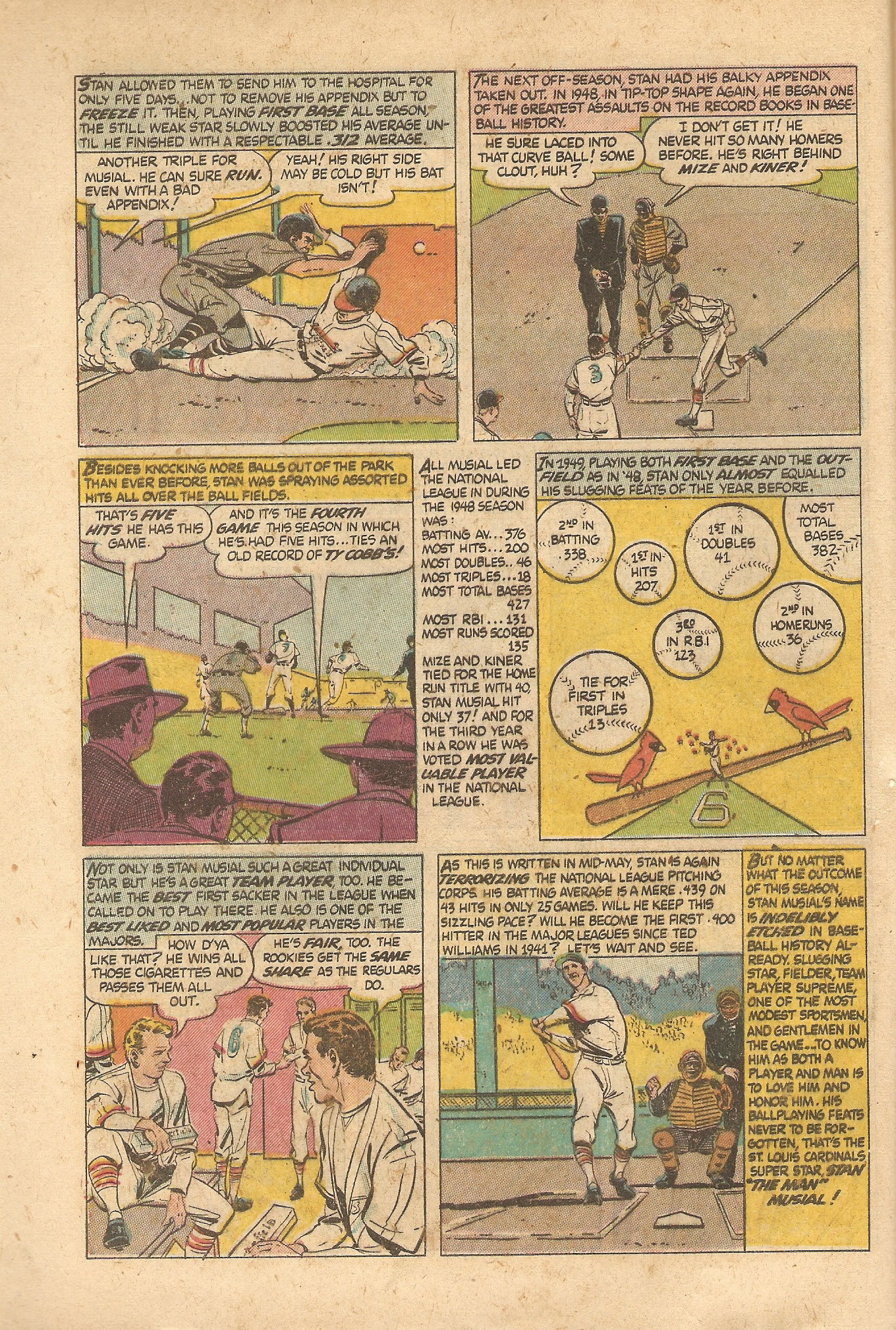 Read online Babe Ruth Sports Comics comic -  Issue #9 - 8