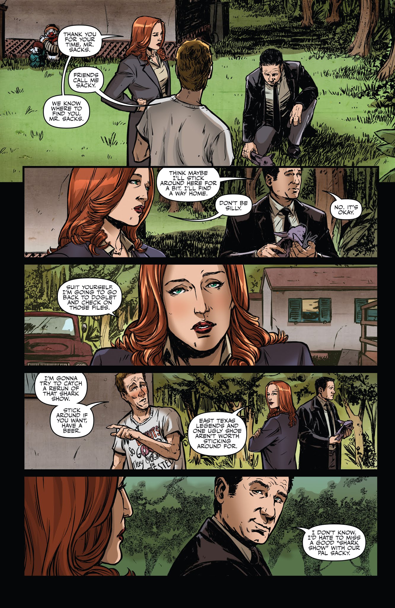 Read online The X-Files: Case Files-Hoot Goes There? comic -  Issue #1 - 14