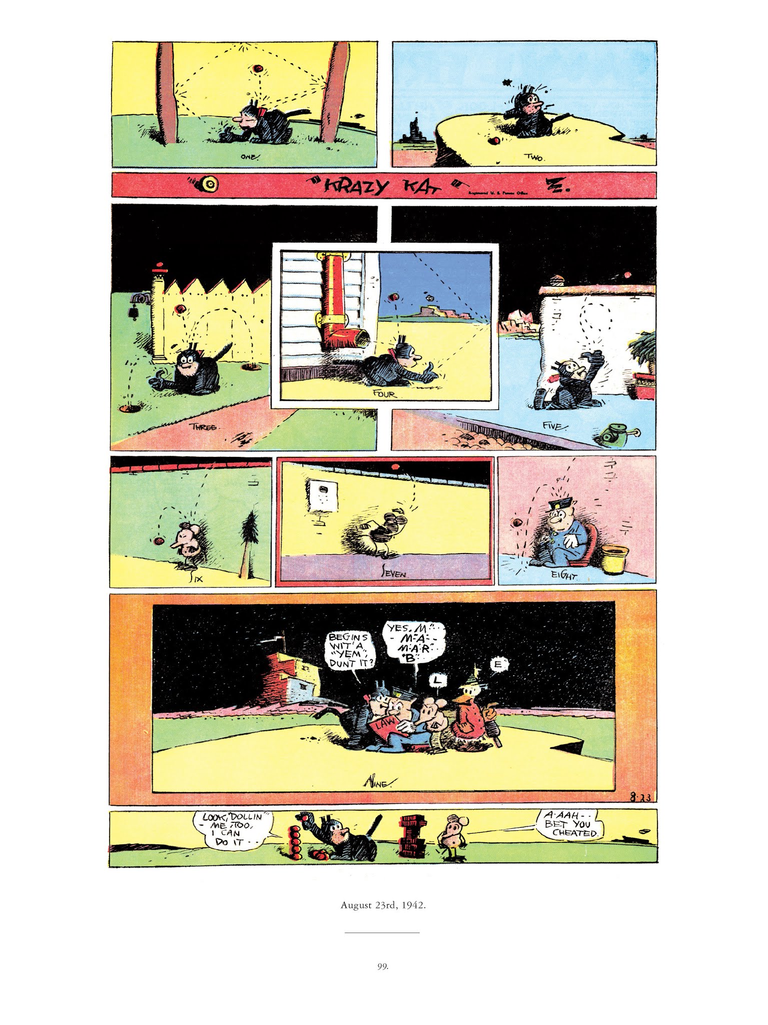 Read online Krazy & Ignatz comic -  Issue # TPB 12 - 98