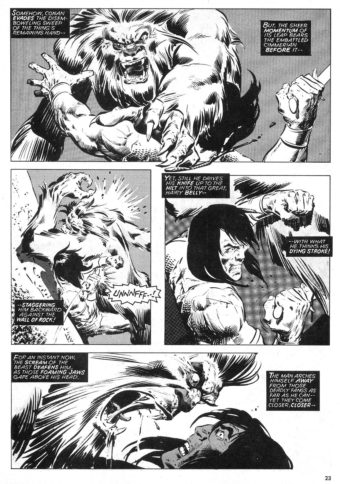 Read online The Savage Sword Of Conan comic -  Issue #32 - 23