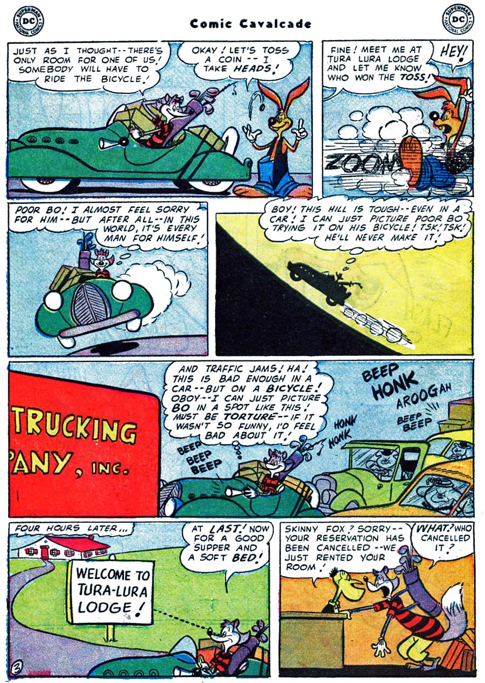 Read online Comic Cavalcade comic -  Issue #60 - 18