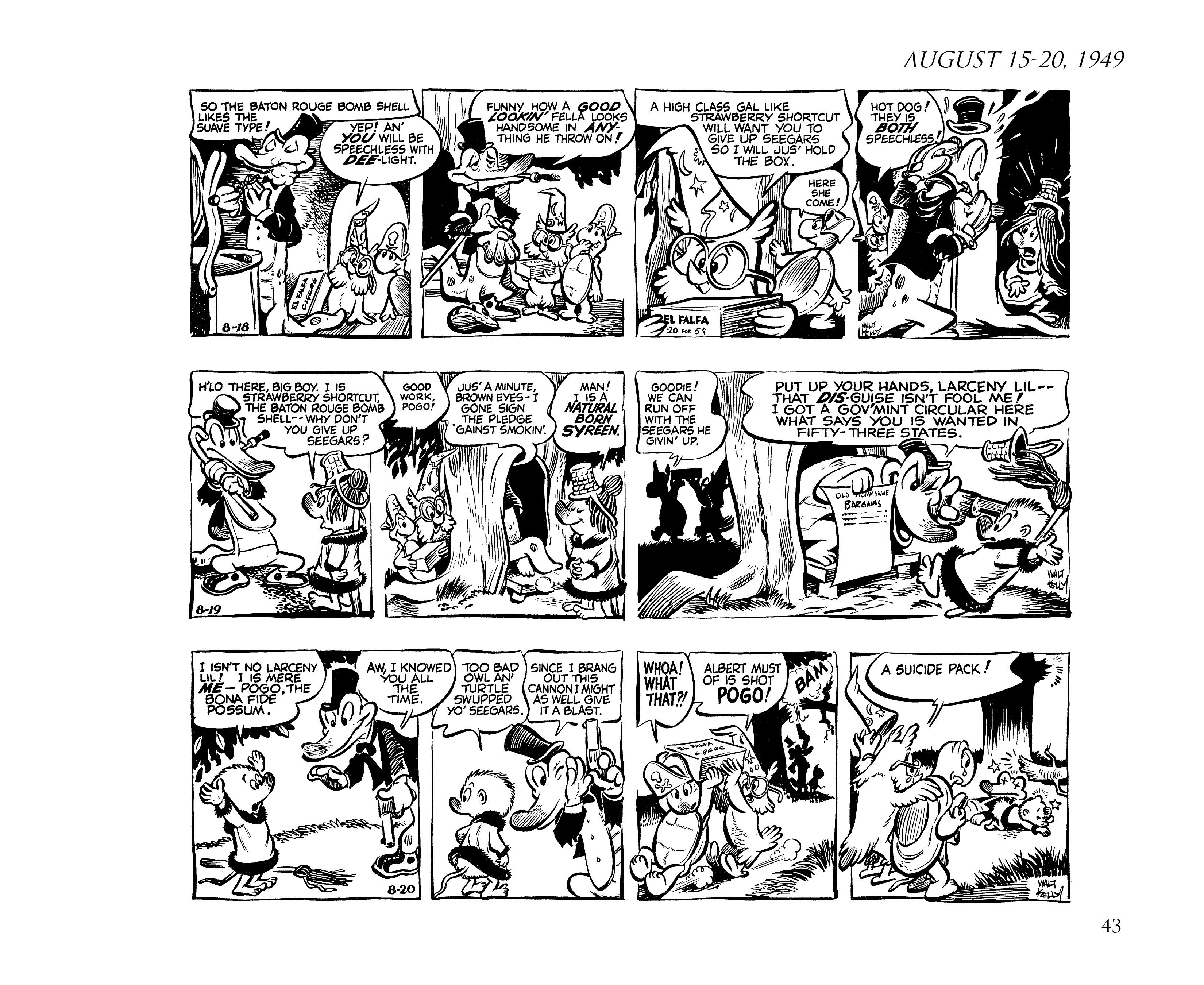 Read online Pogo by Walt Kelly: The Complete Syndicated Comic Strips comic -  Issue # TPB 1 (Part 1) - 61