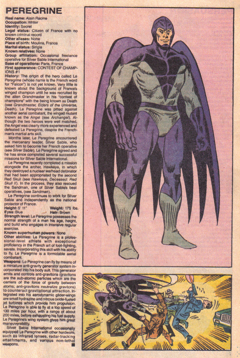 Read online The Official Handbook of the Marvel Universe: Update '89 comic -  Issue #5 - 42
