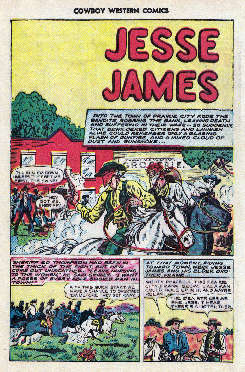 Read online Cowboy Western Comics (1948) comic -  Issue #23 - 7