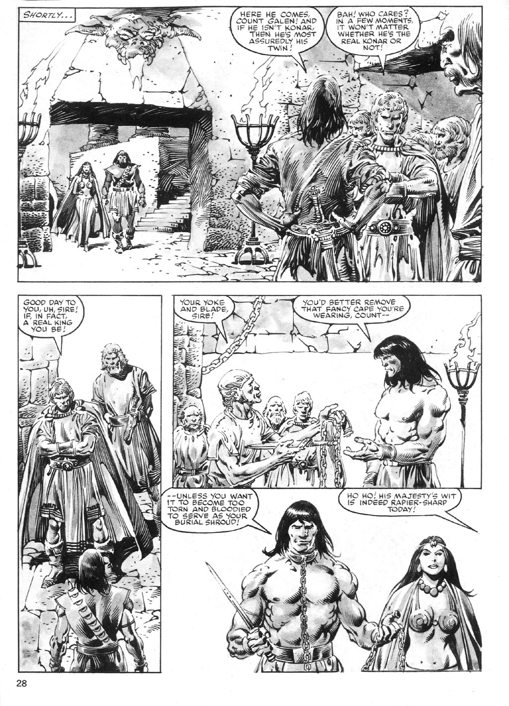 Read online The Savage Sword Of Conan comic -  Issue #93 - 28