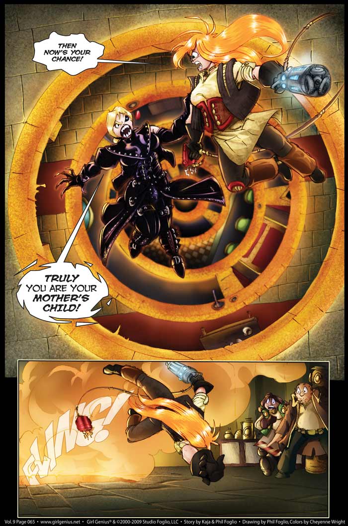 Read online Girl Genius (2002) comic -  Issue #9 - 66