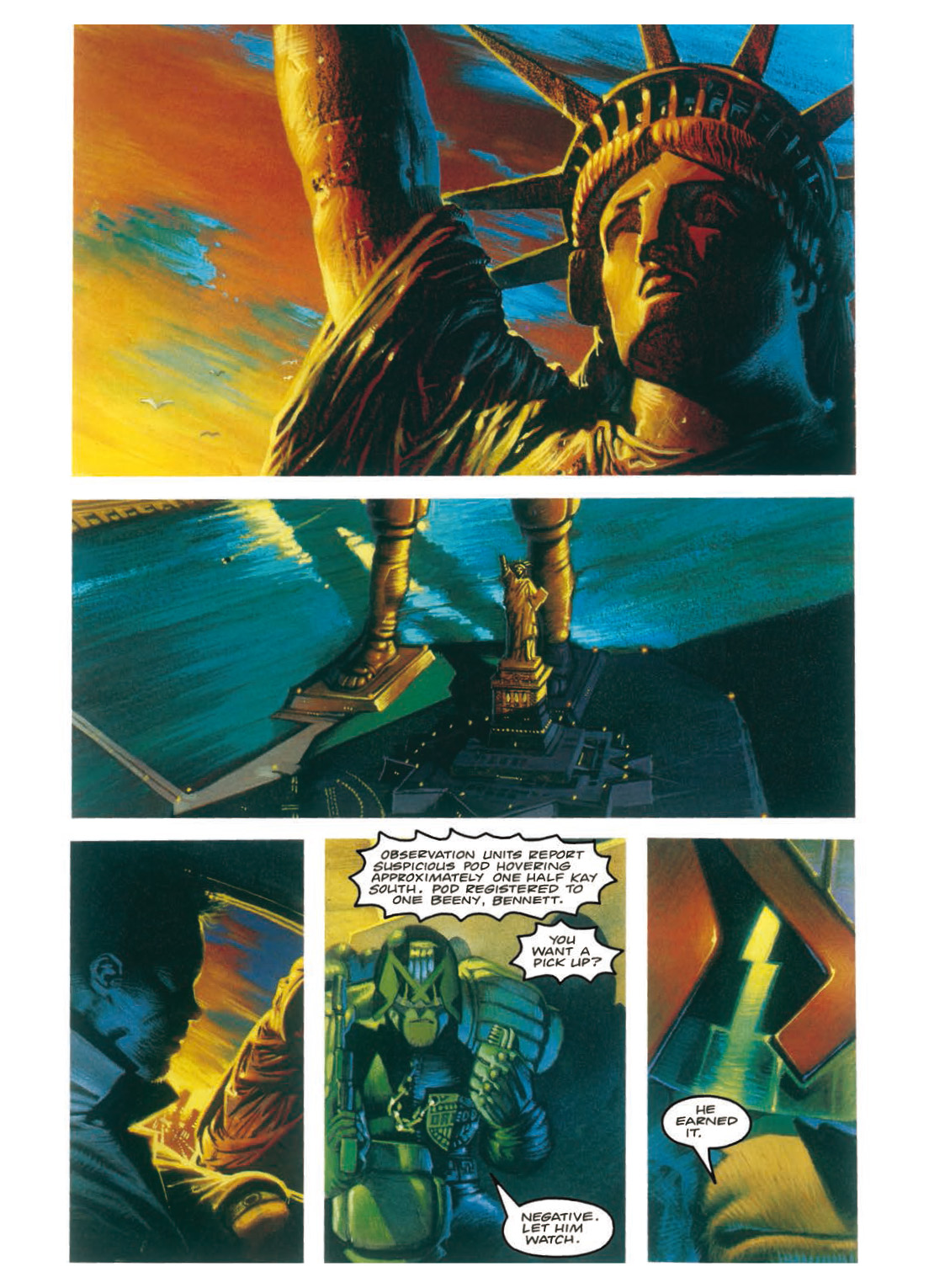 Read online Judge Dredd: America comic -  Issue # TPB - 54