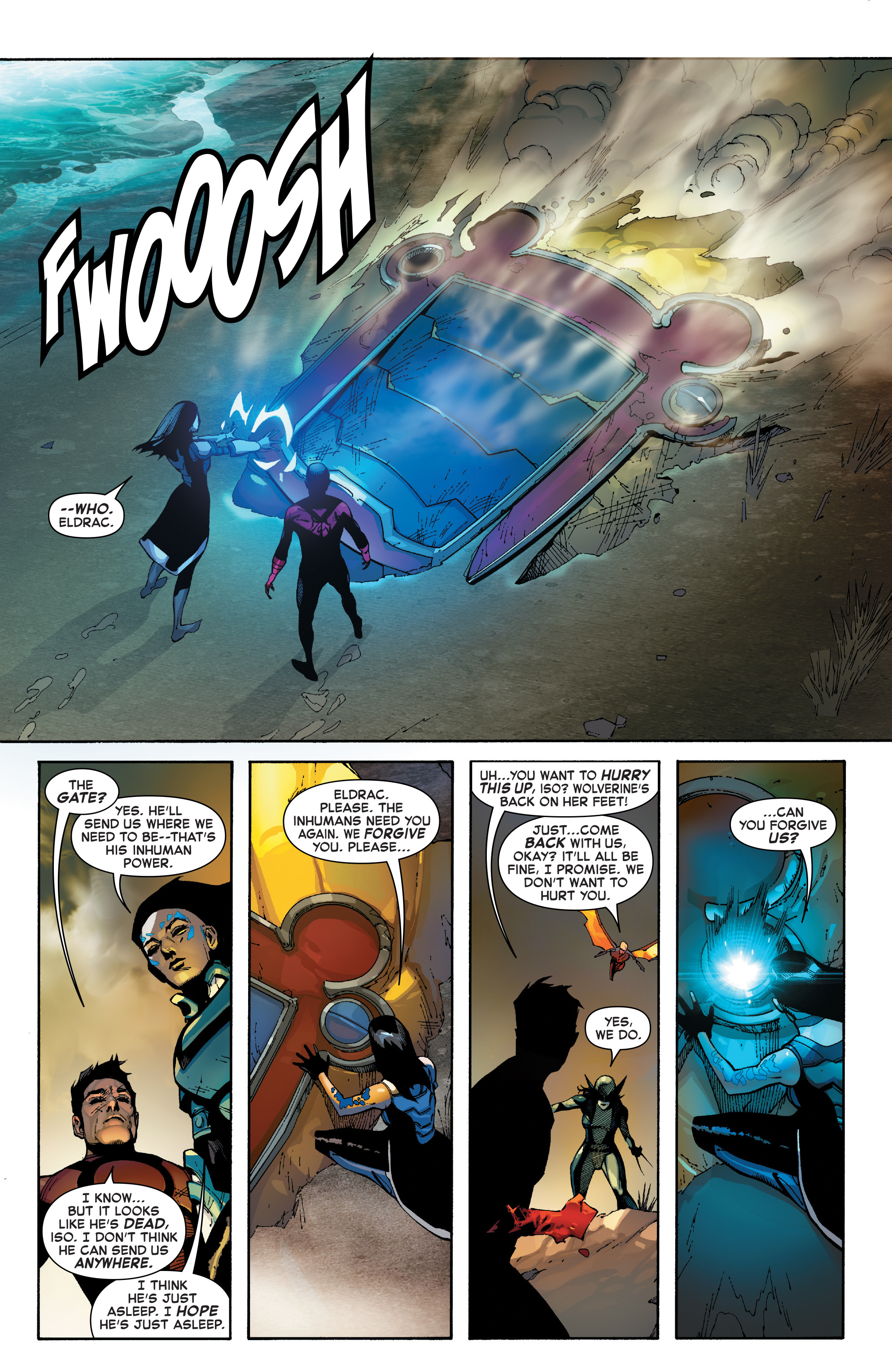 Read online Inhumans Vs. X-Men comic -  Issue #2 - 21