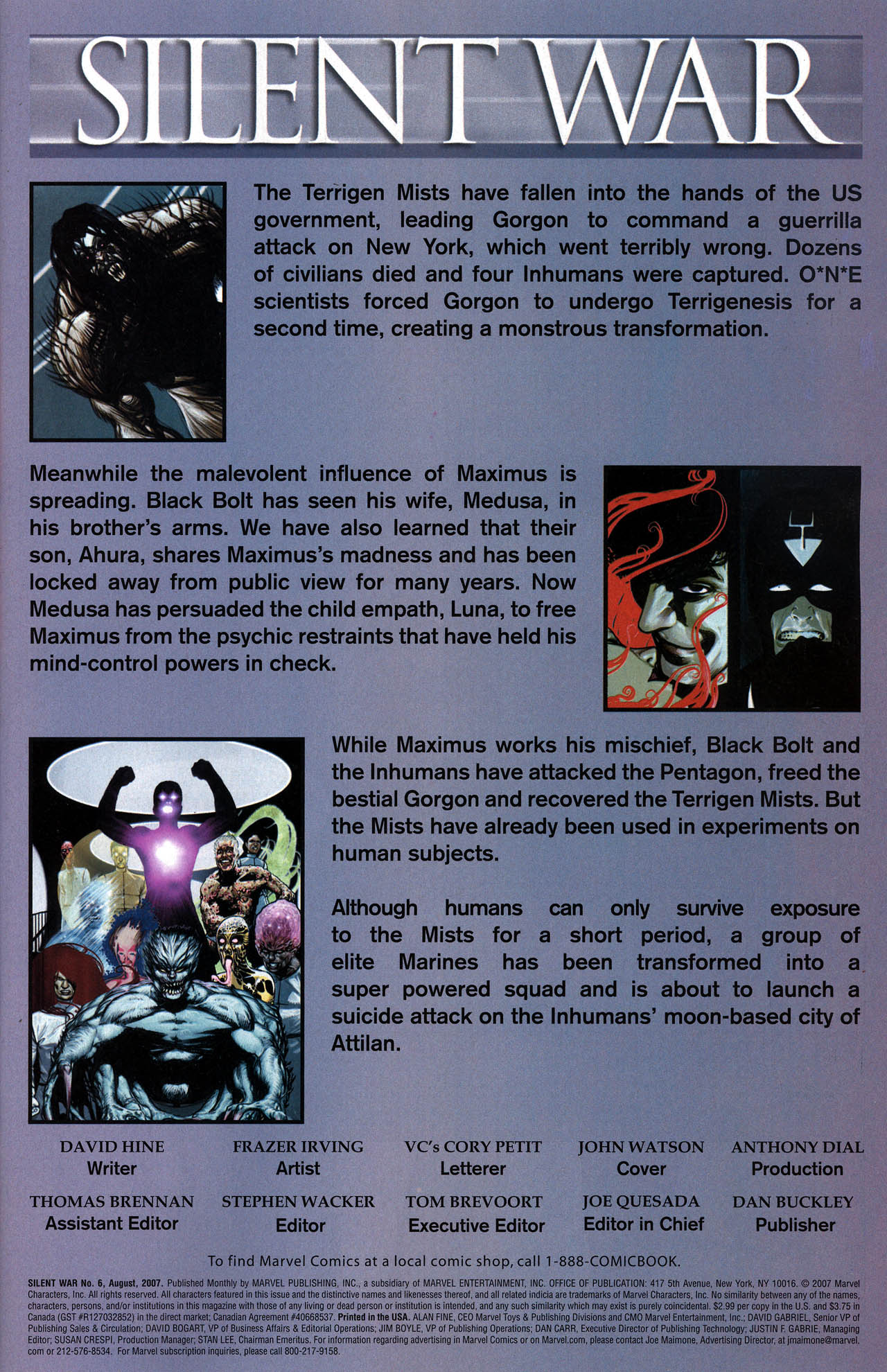 Read online Silent War comic -  Issue #6 - 2