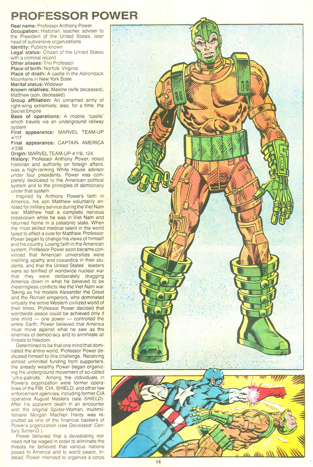 Read online The Official Handbook of the Marvel Universe Deluxe Edition comic -  Issue #19 - 16