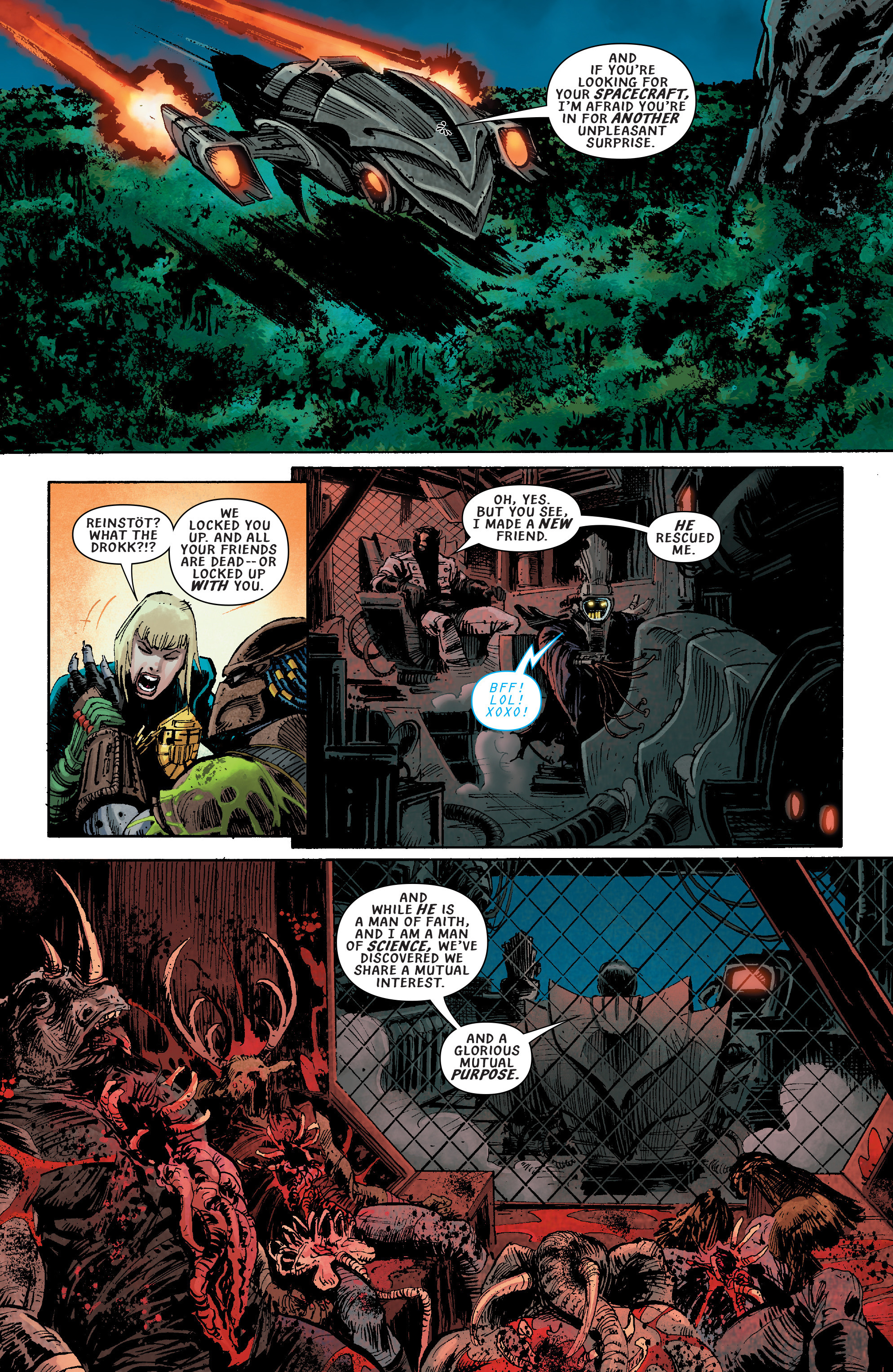 Read online Predator Vs. Judge Dredd Vs. Aliens comic -  Issue #3 - 23