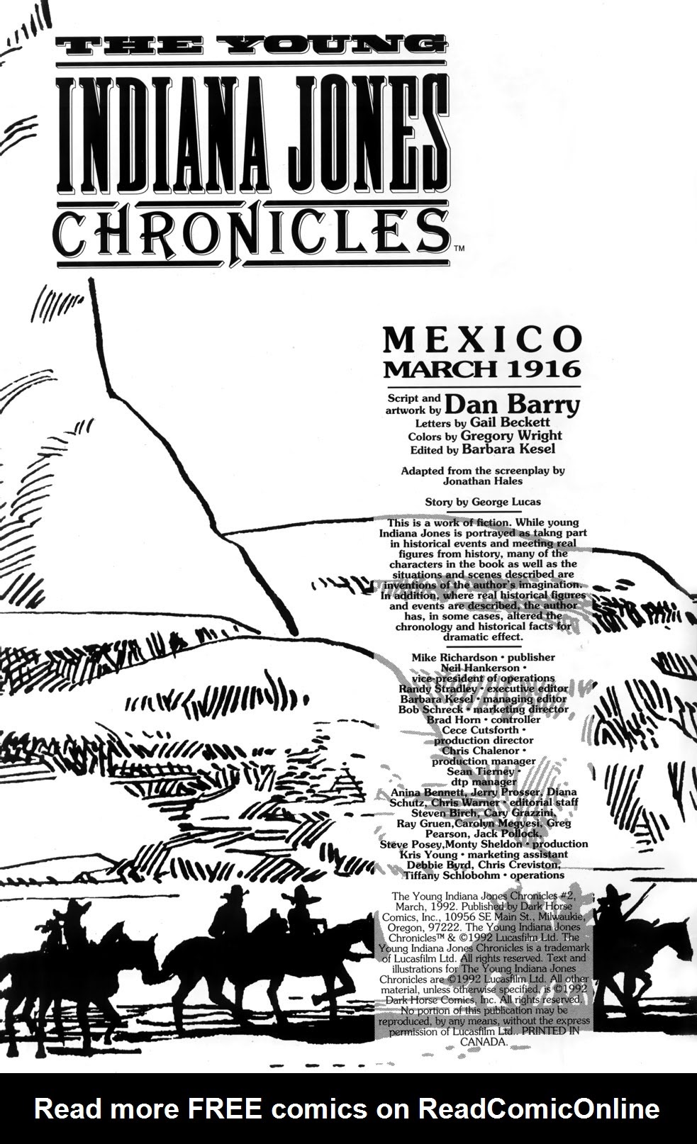 Read online Young Indiana Jones Chronicles comic -  Issue #2 - 2