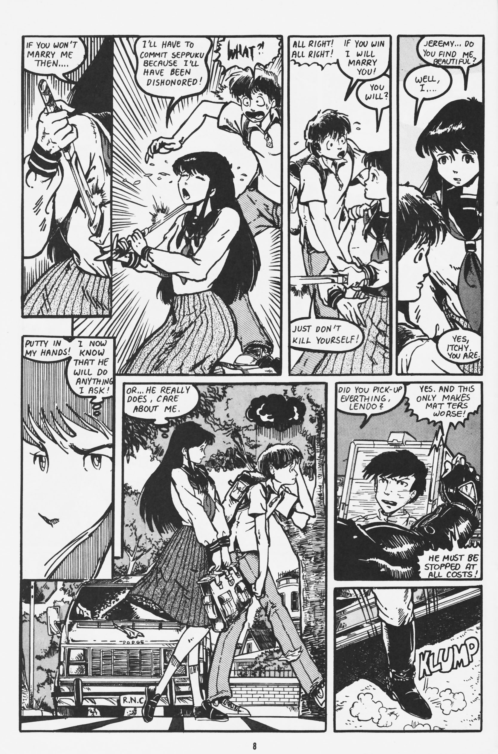 Read online Ninja High School (1986) comic -  Issue #2 - 10