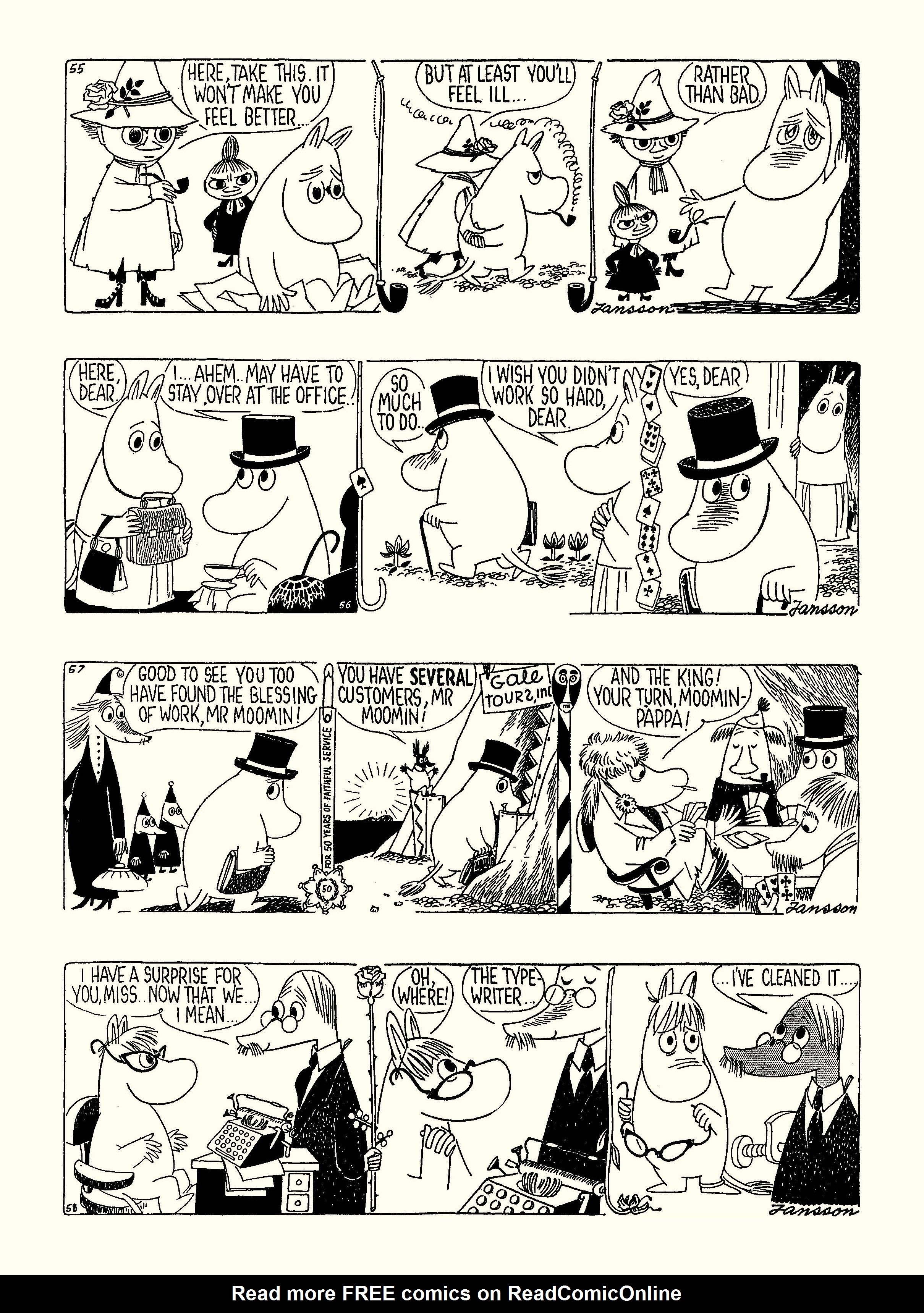 Read online Moomin: The Complete Tove Jansson Comic Strip comic -  Issue # TPB 4 - 51