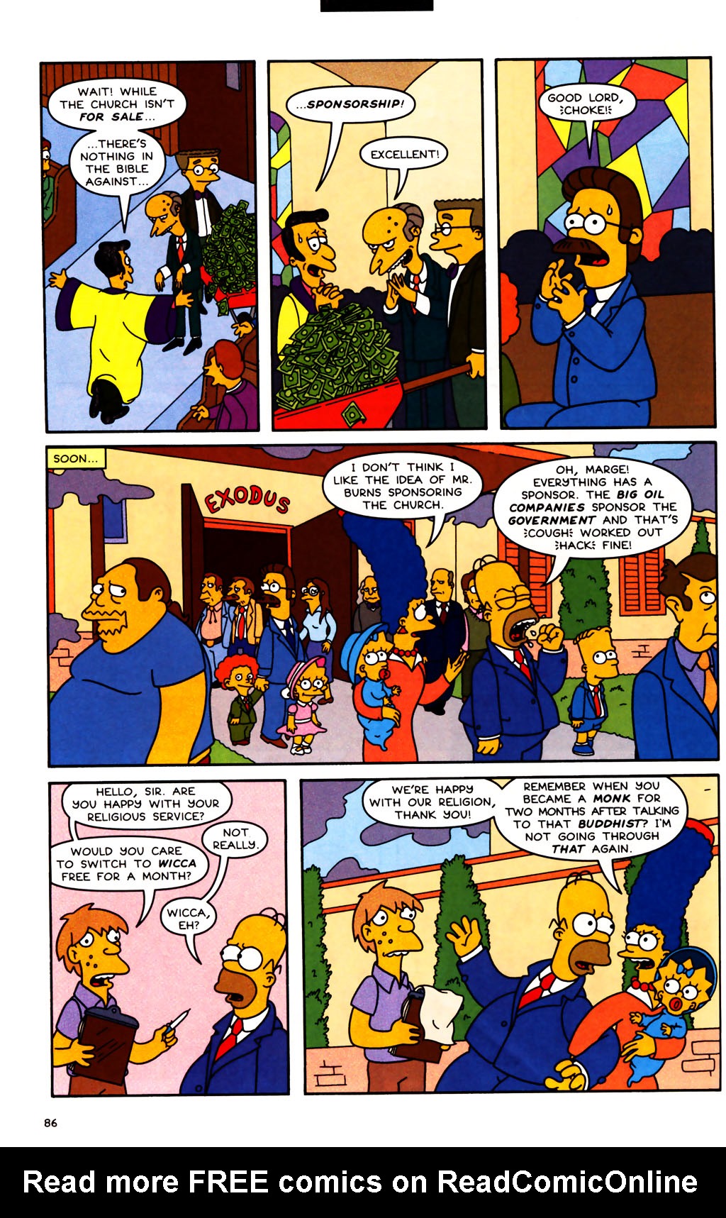 Read online Simpsons Comics comic -  Issue #100 - 86