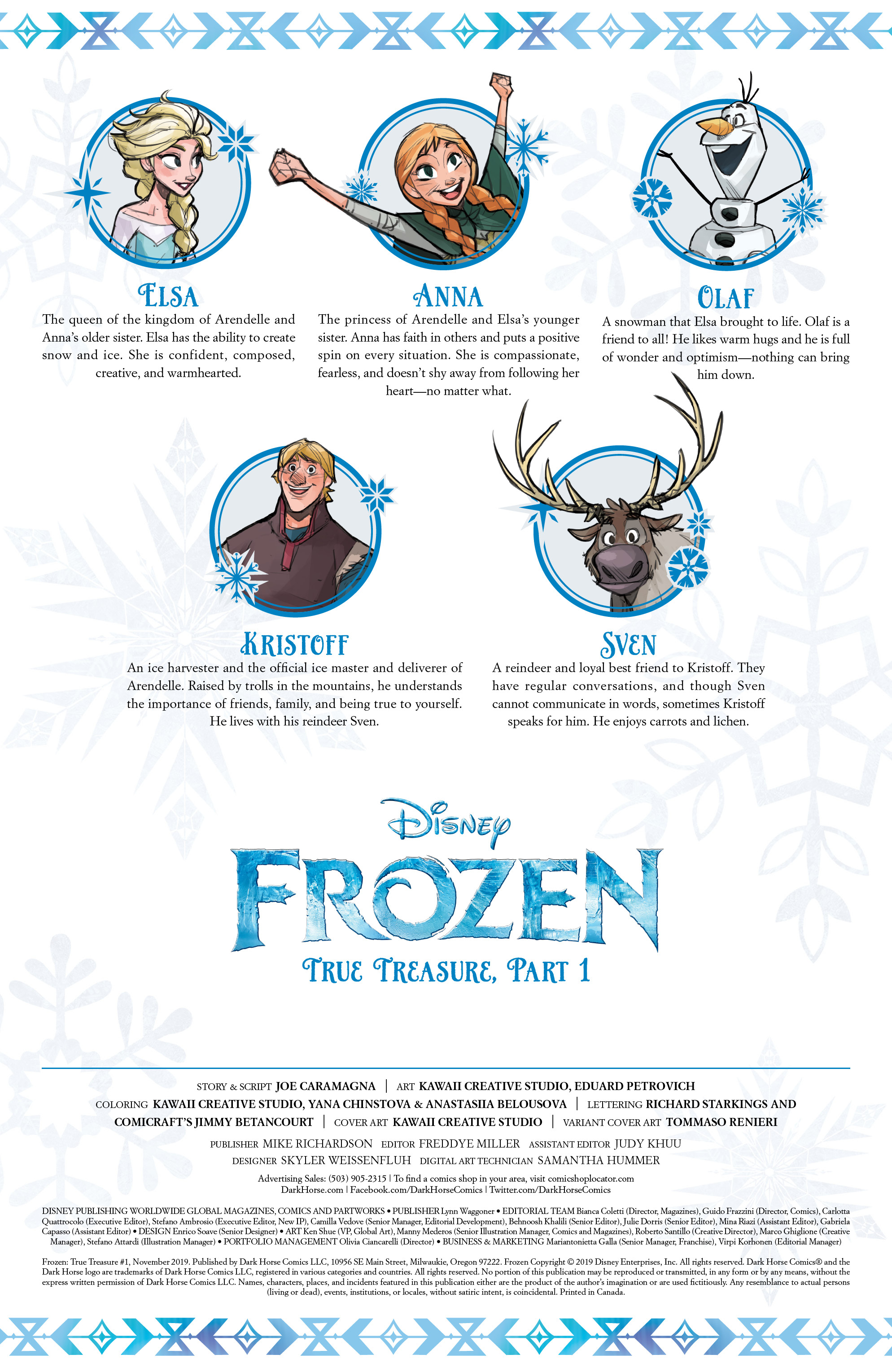 Read online Disney Frozen: True Treasure comic -  Issue #1 - 2