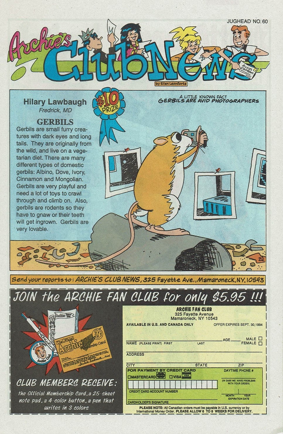 Read online Archie's Pal Jughead Comics comic -  Issue #60 - 11