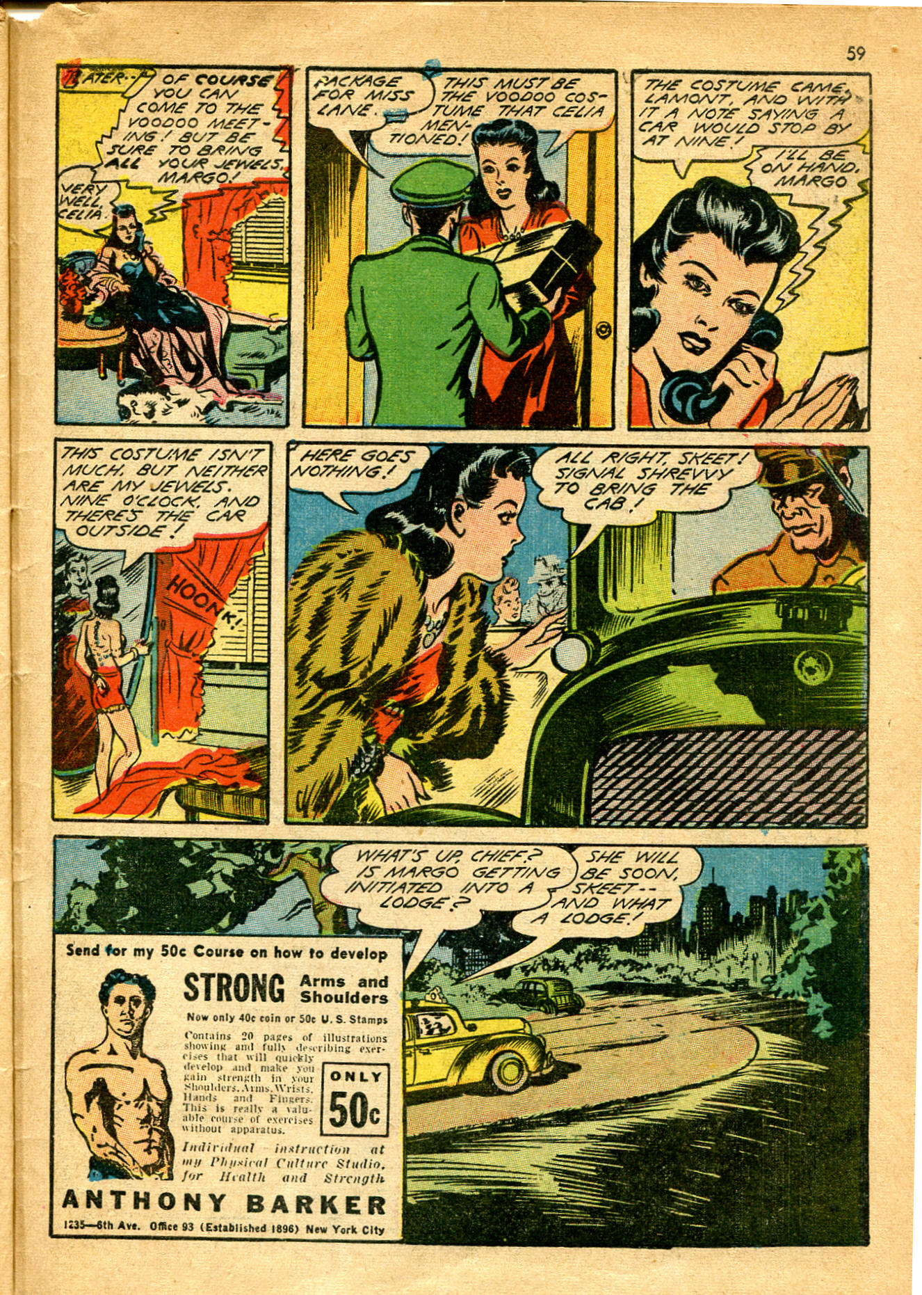 Read online Shadow Comics comic -  Issue #25 - 56