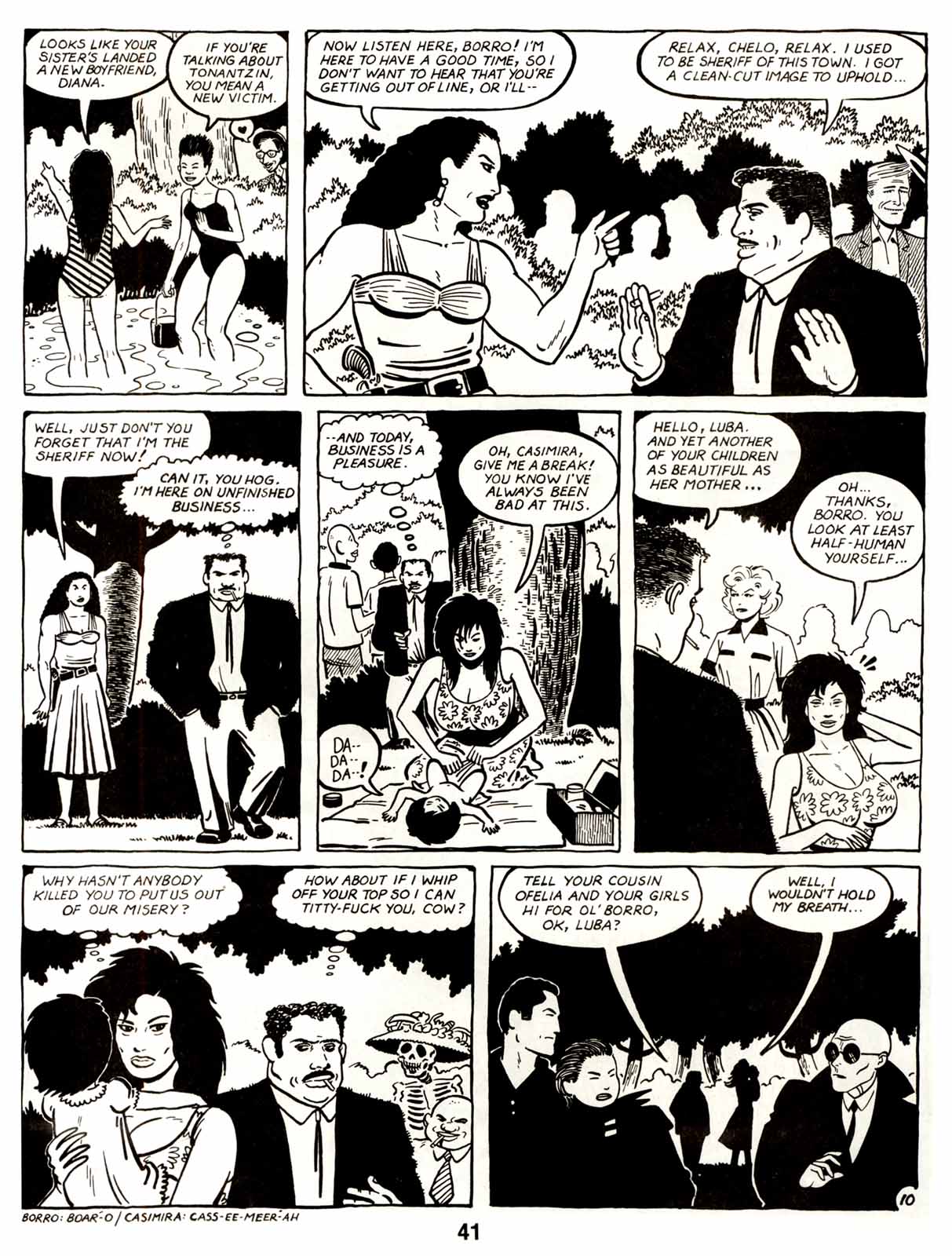 Read online Love and Rockets (1982) comic -  Issue #10 - 43