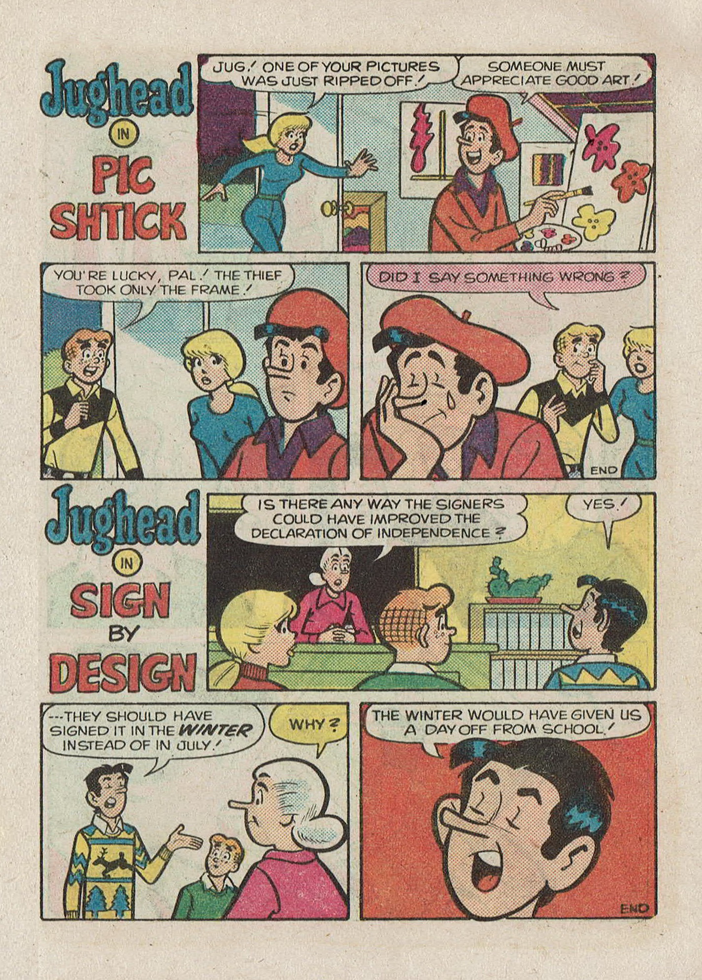 Read online Jughead Jones Comics Digest comic -  Issue #54 - 73