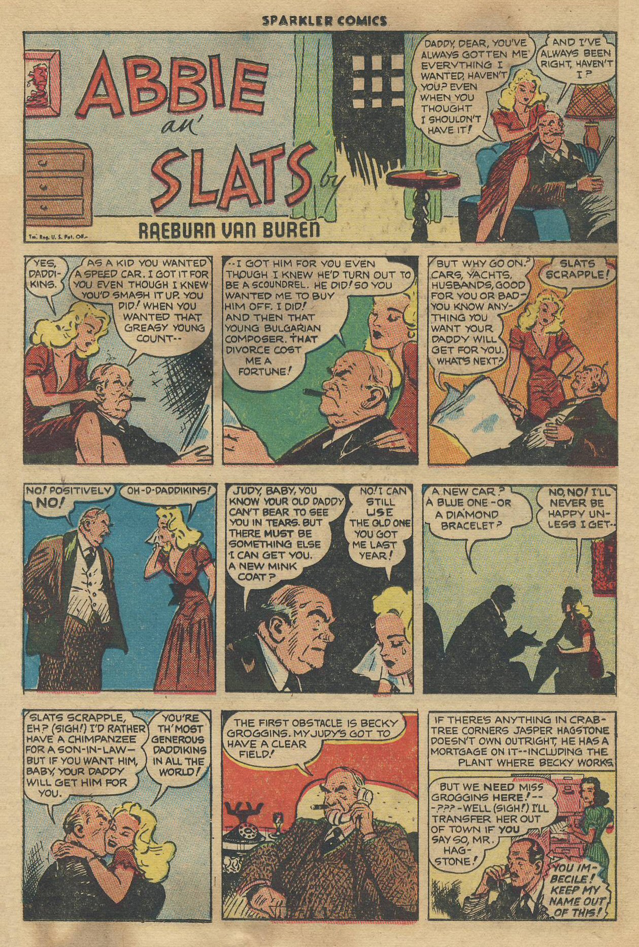 Read online Sparkler Comics comic -  Issue #68 - 21