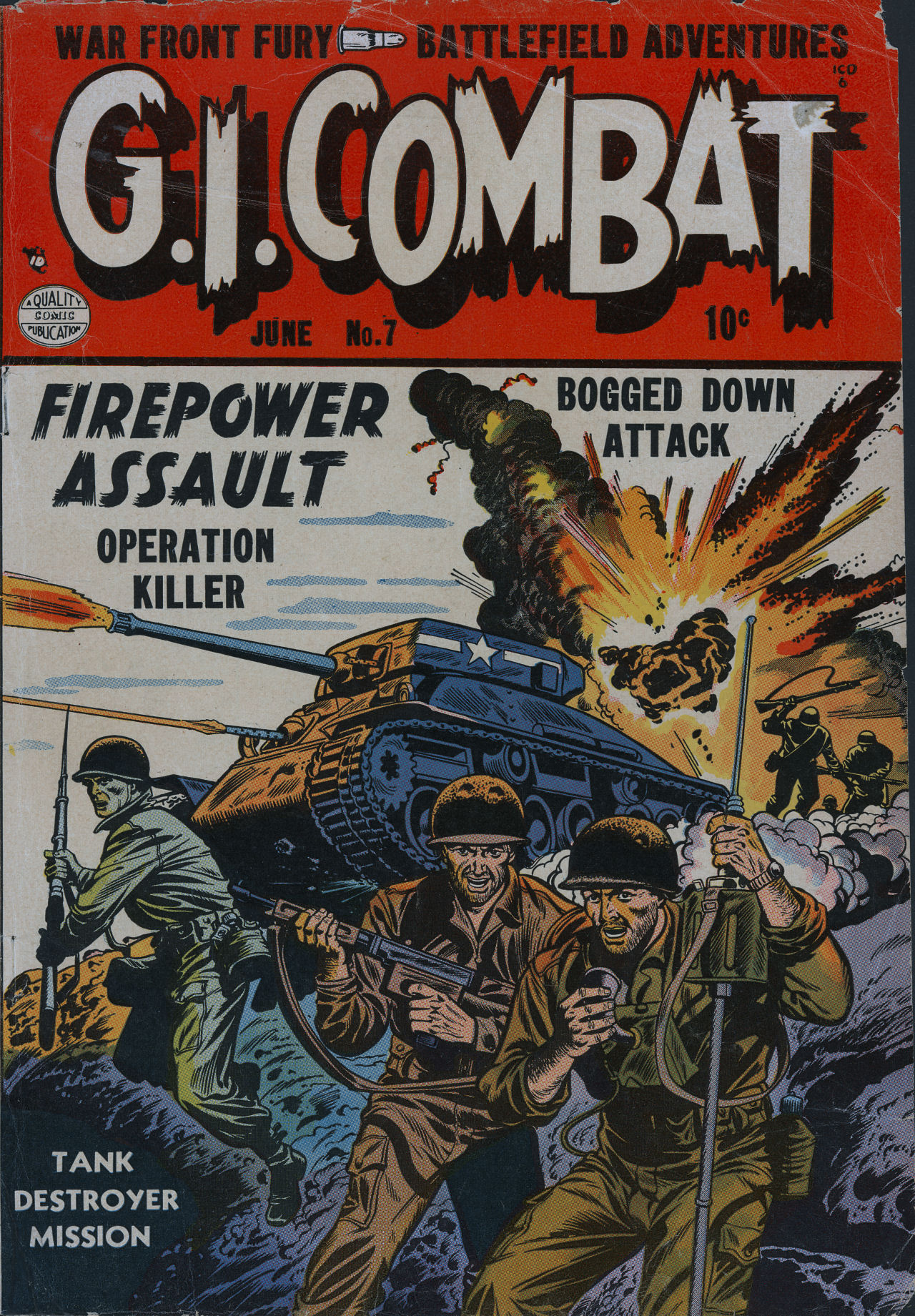 Read online G.I. Combat (1952) comic -  Issue #7 - 1