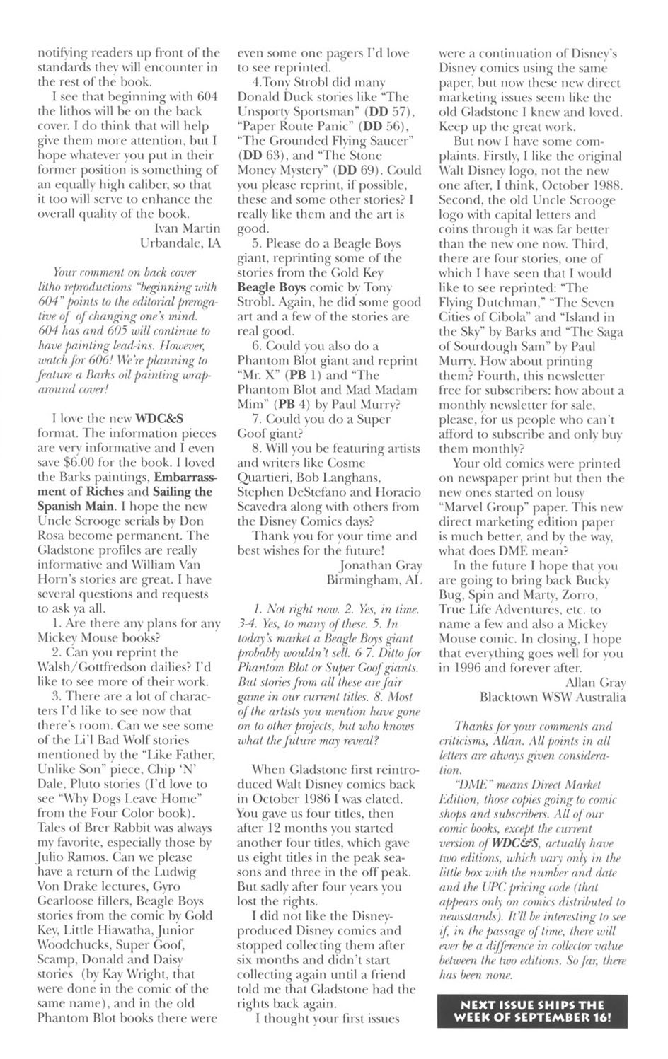 Read online Walt Disney's Comics and Stories comic -  Issue #605 - 67