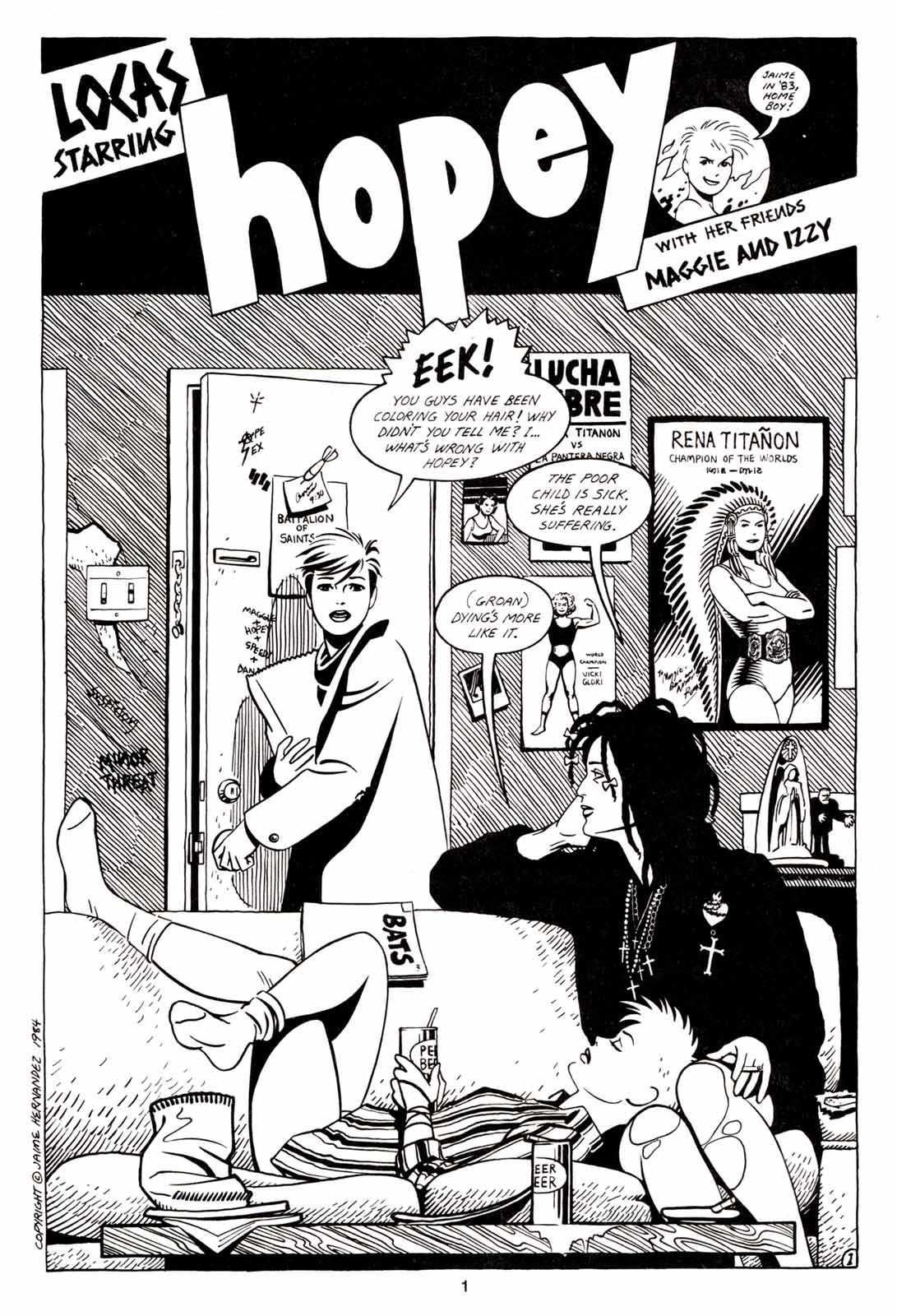 Read online Love and Rockets (1982) comic -  Issue #5 - 3