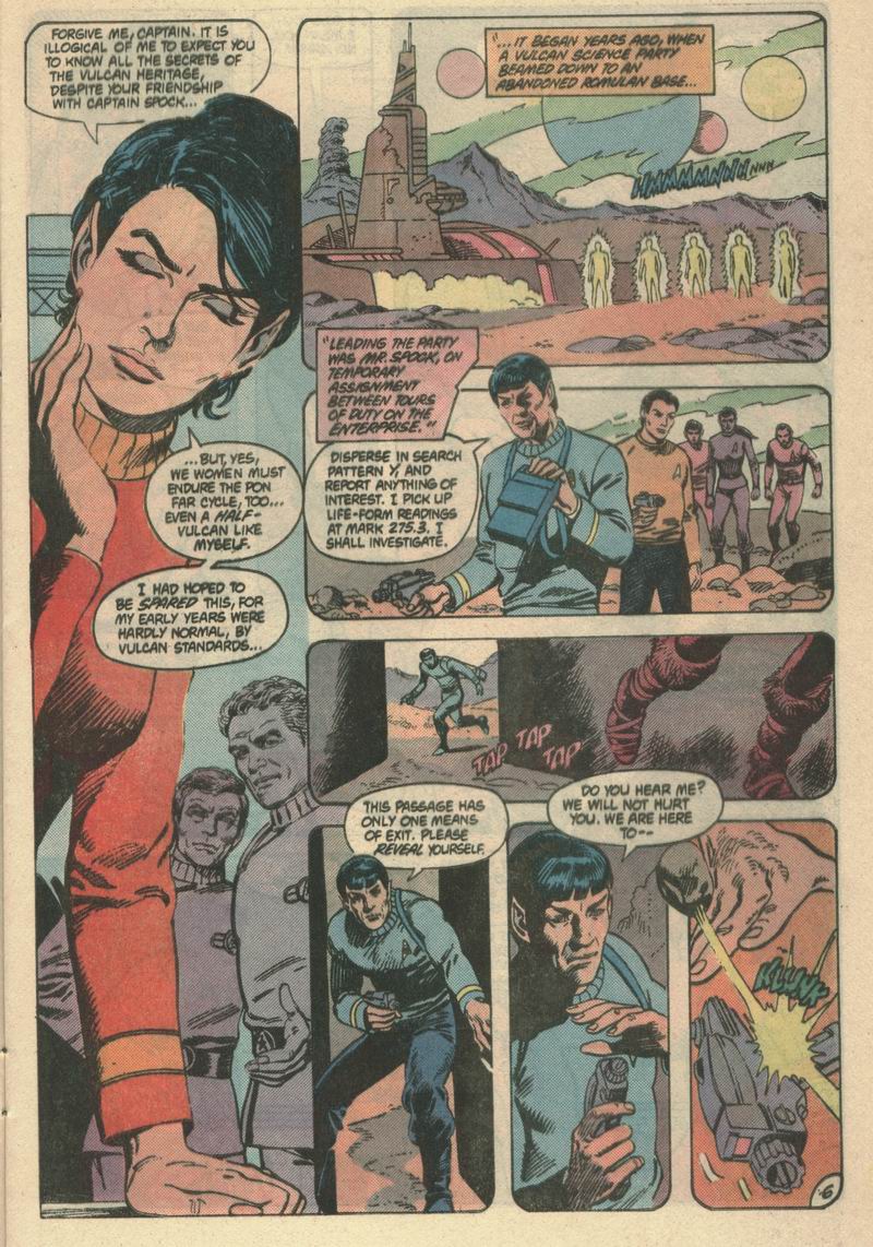 Read online Star Trek (1984) comic -  Issue #7 - 7