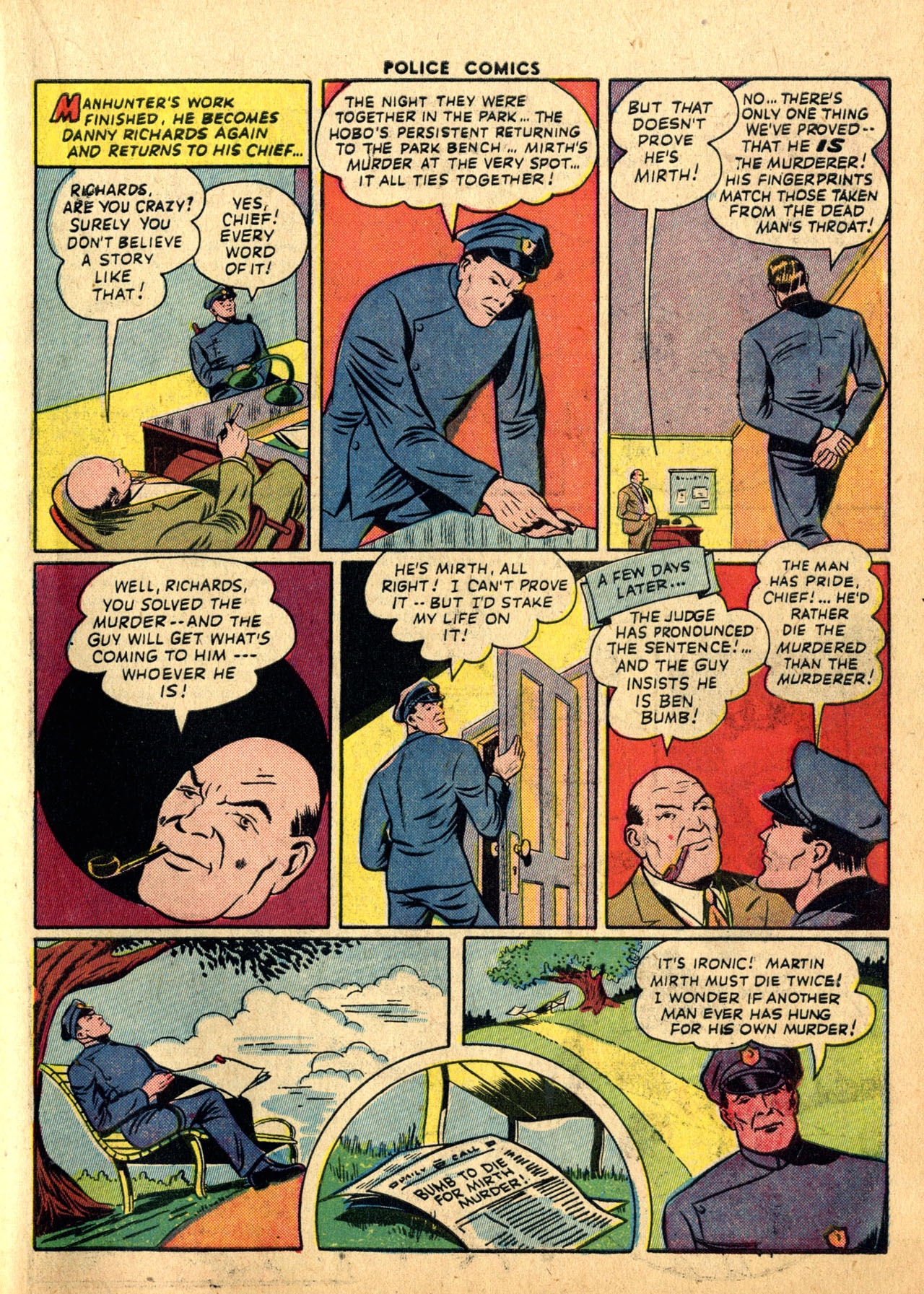 Read online Police Comics comic -  Issue #27 - 39