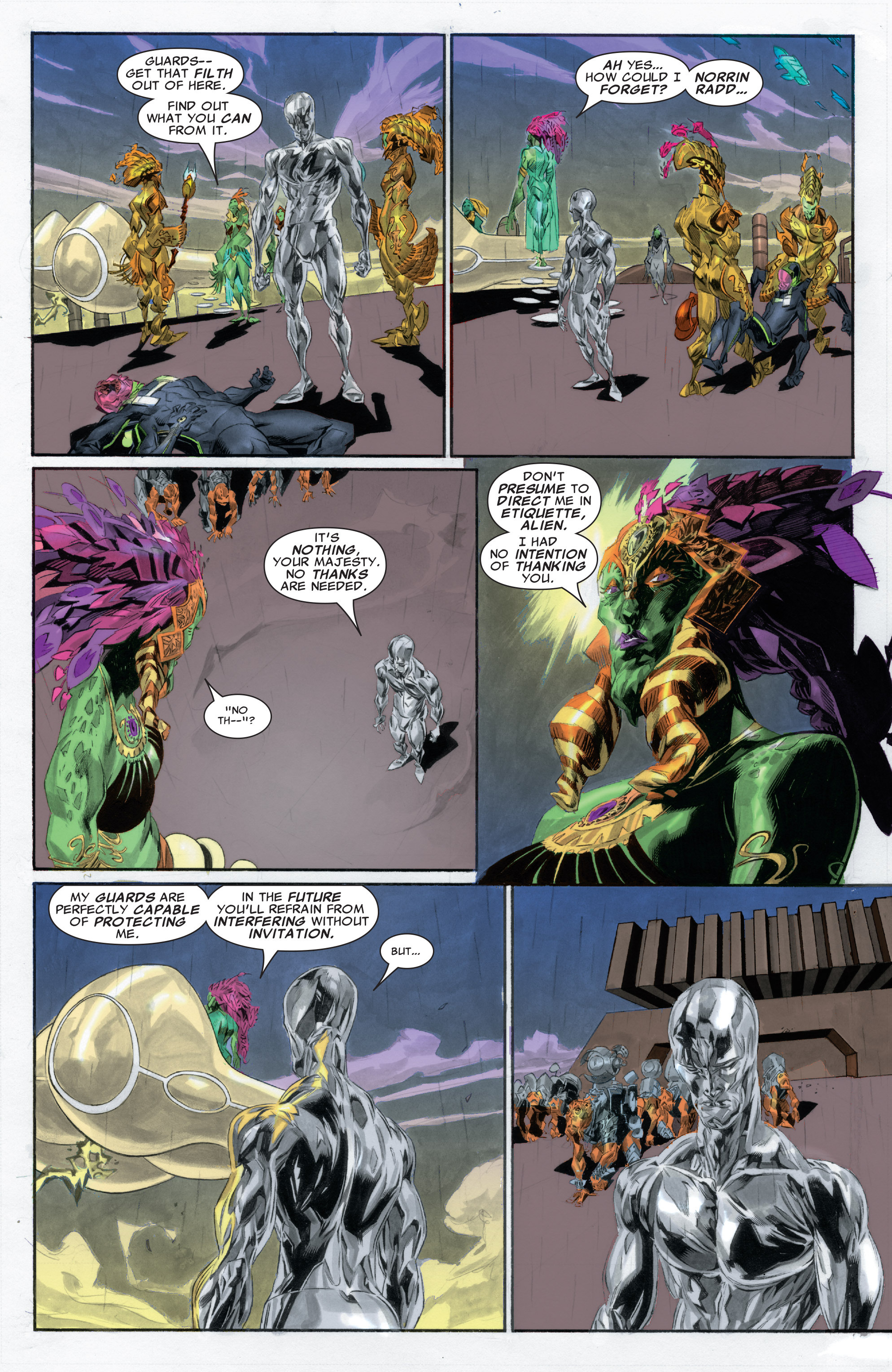 Read online Silver Surfer: In Thy Name comic -  Issue #2 - 11