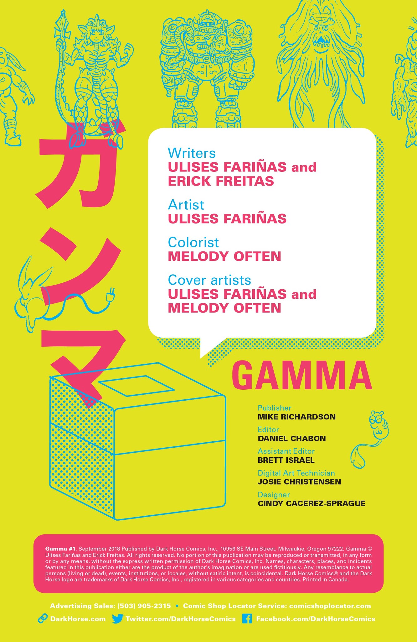 Read online Gamma comic -  Issue #1 - 2