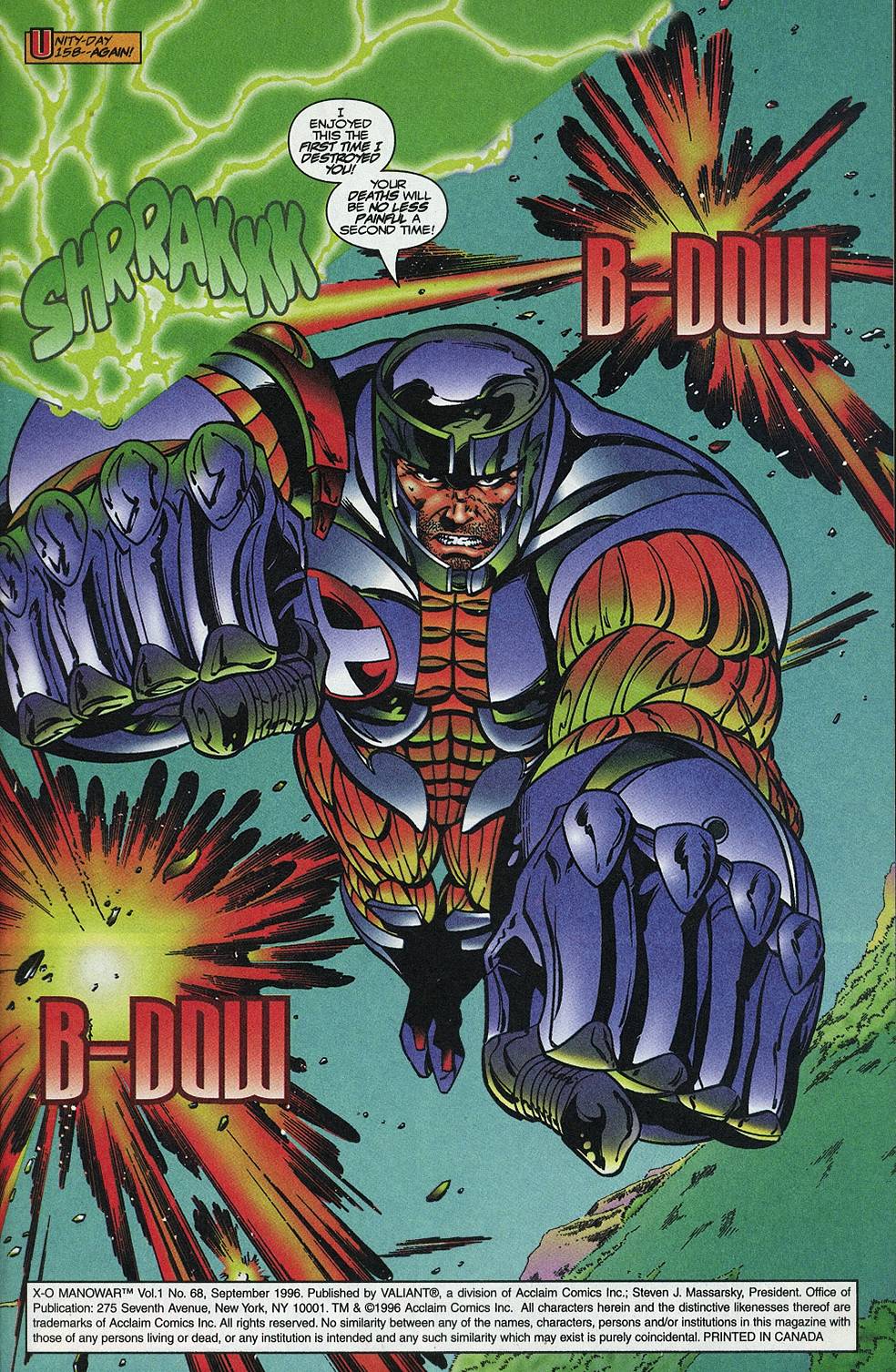 Read online X-O Manowar (1992) comic -  Issue #68 - 2