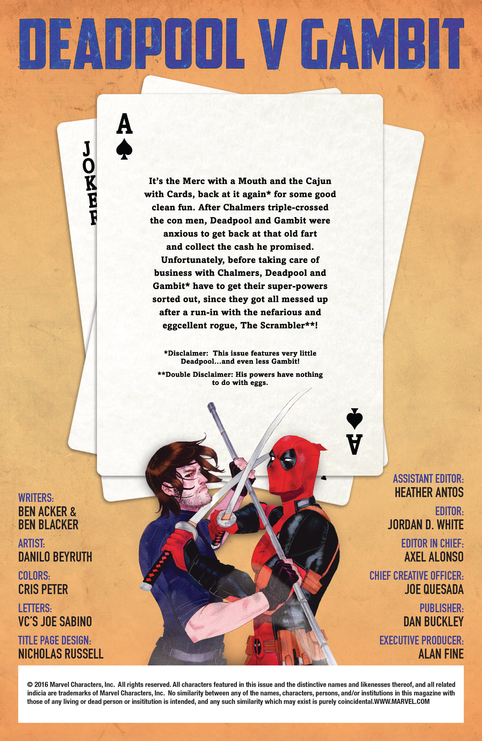 Read online Deadpool V Gambit comic -  Issue #4 - 2