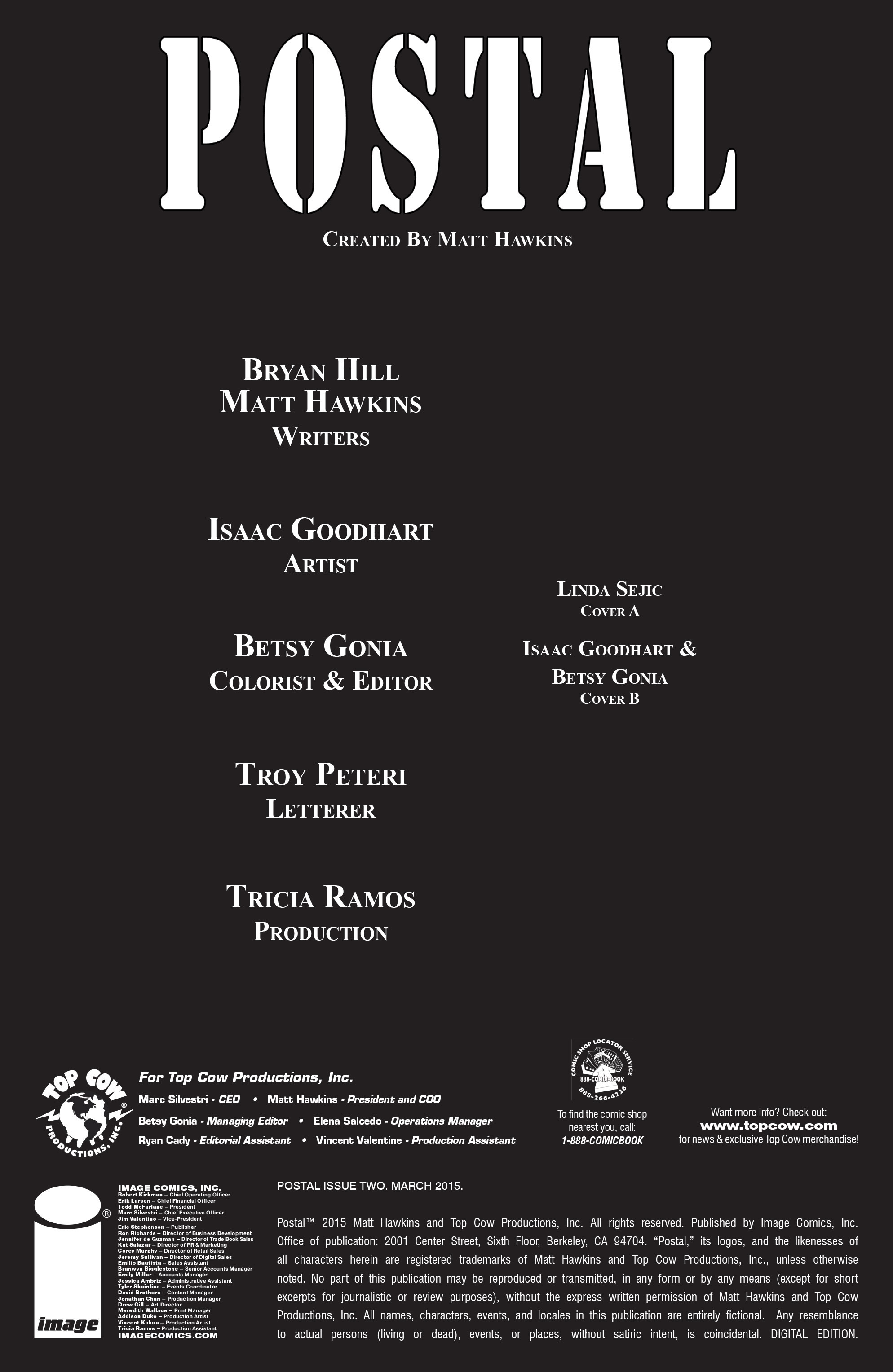 Read online Postal comic -  Issue #2 - 2