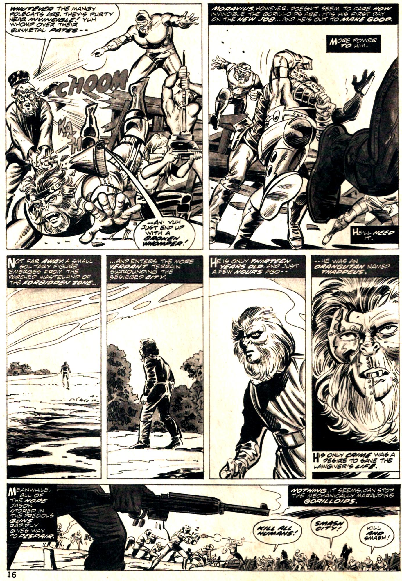 Read online Planet of the Apes comic -  Issue #28 - 16